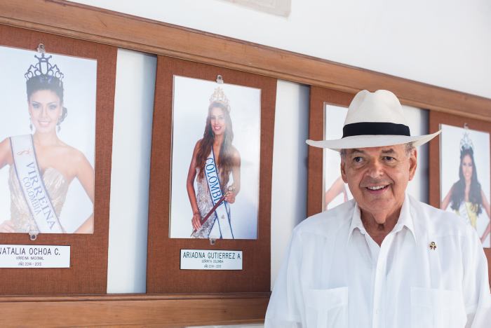 Raimundo Angulo, president of the Concurso Nacional de Belleza in Colombia