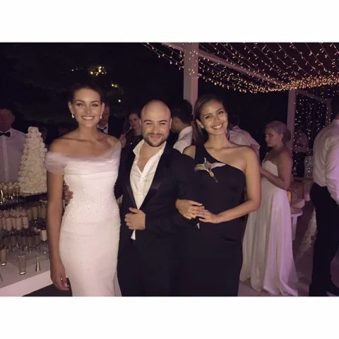 Werner on what every woman should have in her wardrobe: A pair of stunning heels. It can make any outfit look incredible. My contestants tease me because I say an outfit is not complete until she puts on her heels. (With Rolene Strauss and Miss World 2013, Megan Young, at Strauss' wedding) 
