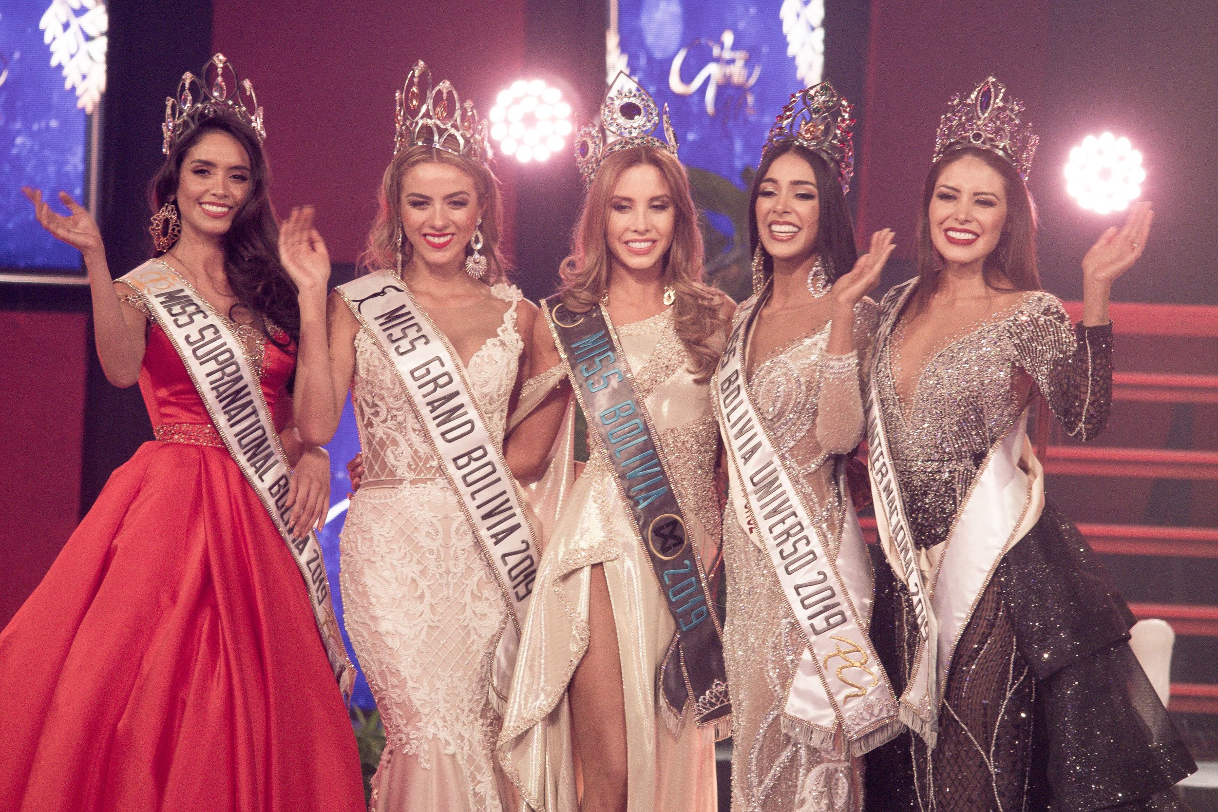Misses Bolivia Supranational, Grand, World, Universe and International 2019.