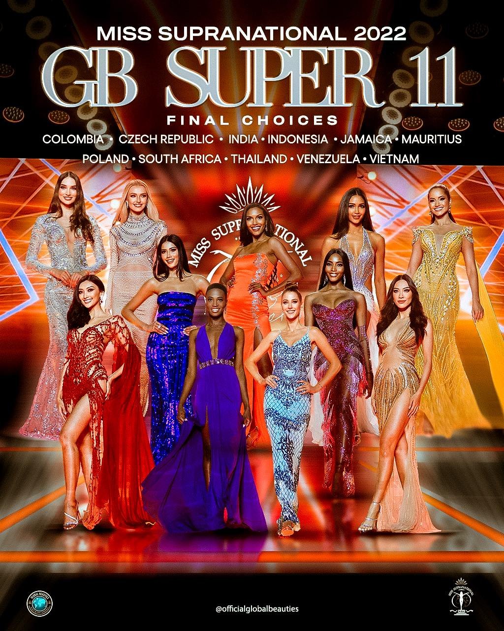 Miss Supranational 2022 the final GB Super 11 — Global Beauties