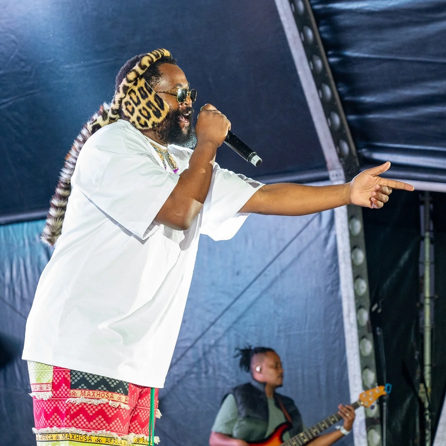 Sjava took the BOOMTOWN presented by Johnnie Walker Blonde stage with unmatched presence, delivering a soulful, genre-blending set that had the crowd locked in from the first note. His rich vocals and authentic sound created a powerful connection wit