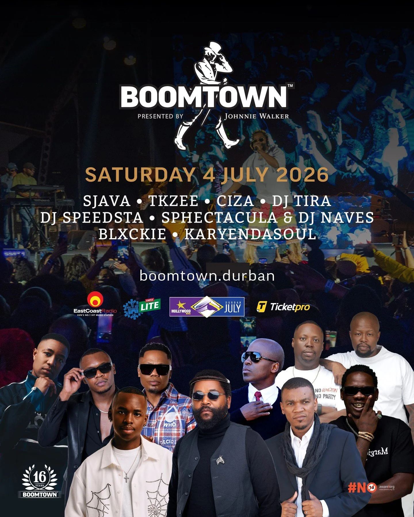 BOOMTOWN presented by Johnnie Walker - where the country's tastemakers, trendsetters and culture shapers come together for one unforgettable experience.

Expect world-class entertainment, premium hospitality and the kind of atmosphere that has made B