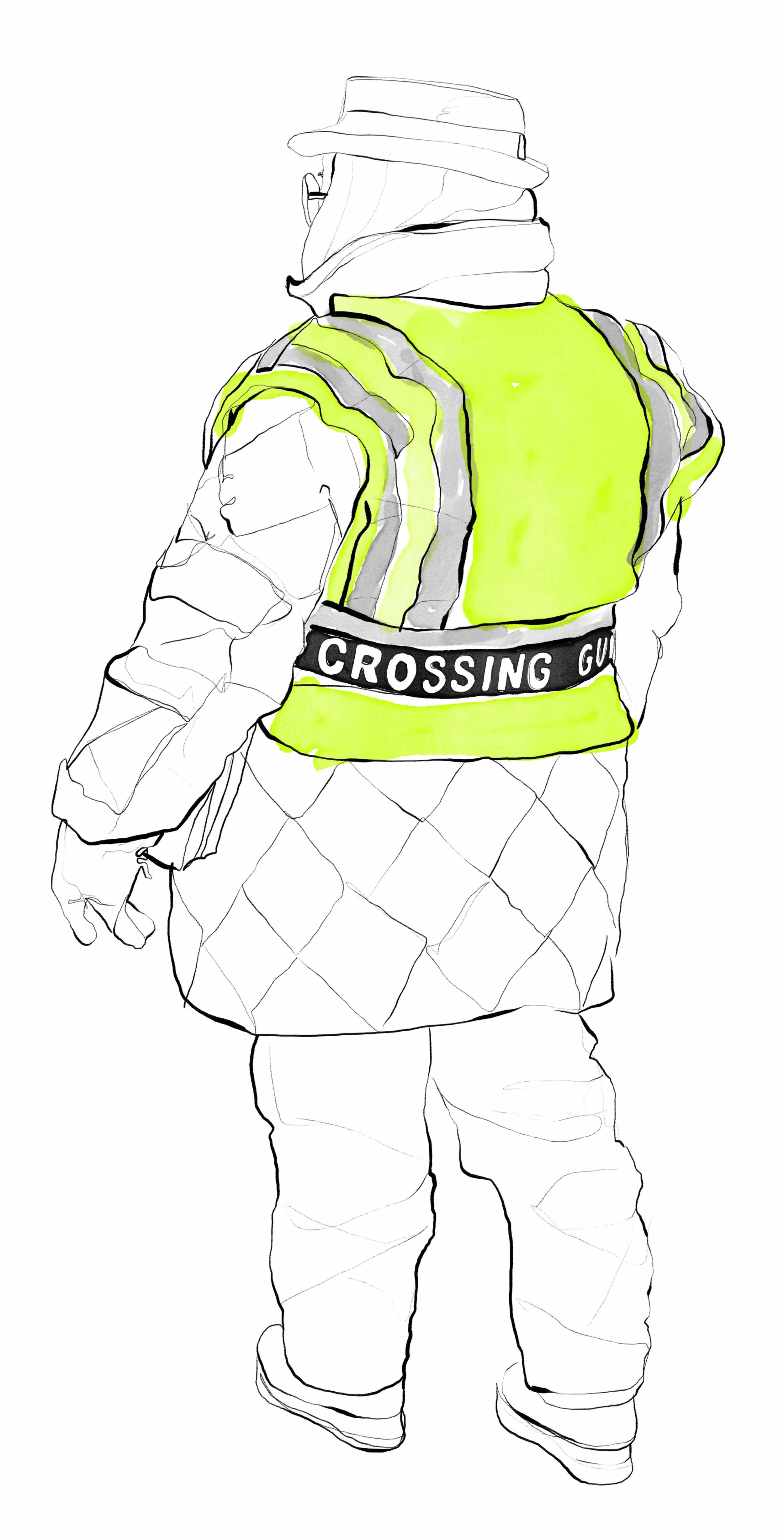 Crossing Guard on Grand St