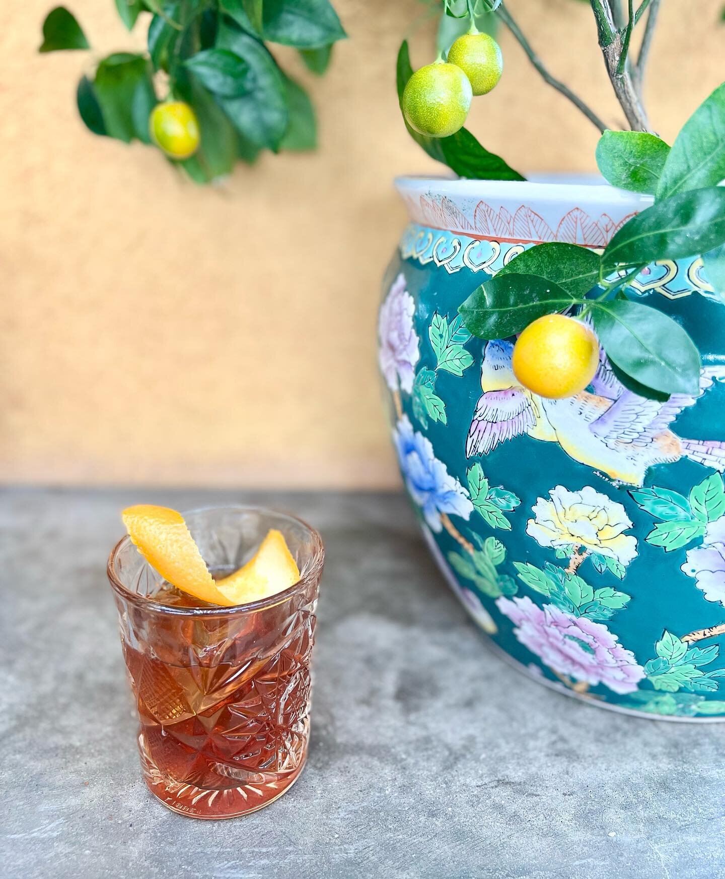 Slip into the weekend while sipping on the Illusion of Choice: banana-infused bourbon, Cafe du Monde, amaro, Cynar, vermouth.