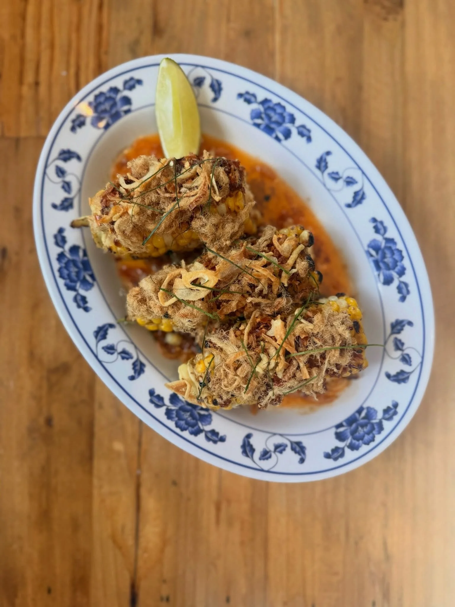🌽WE GOT CORN!!!🌽 

If you&rsquo;re not quite ready to brave the State Fair crowds we have your corn craving covered

🌽Grilled Sweet Corn Cobs - topped with umami butter, coconut chili crisp, pork floss, fried shallot
🌽🌽Sweet Corn Wontons - sweet