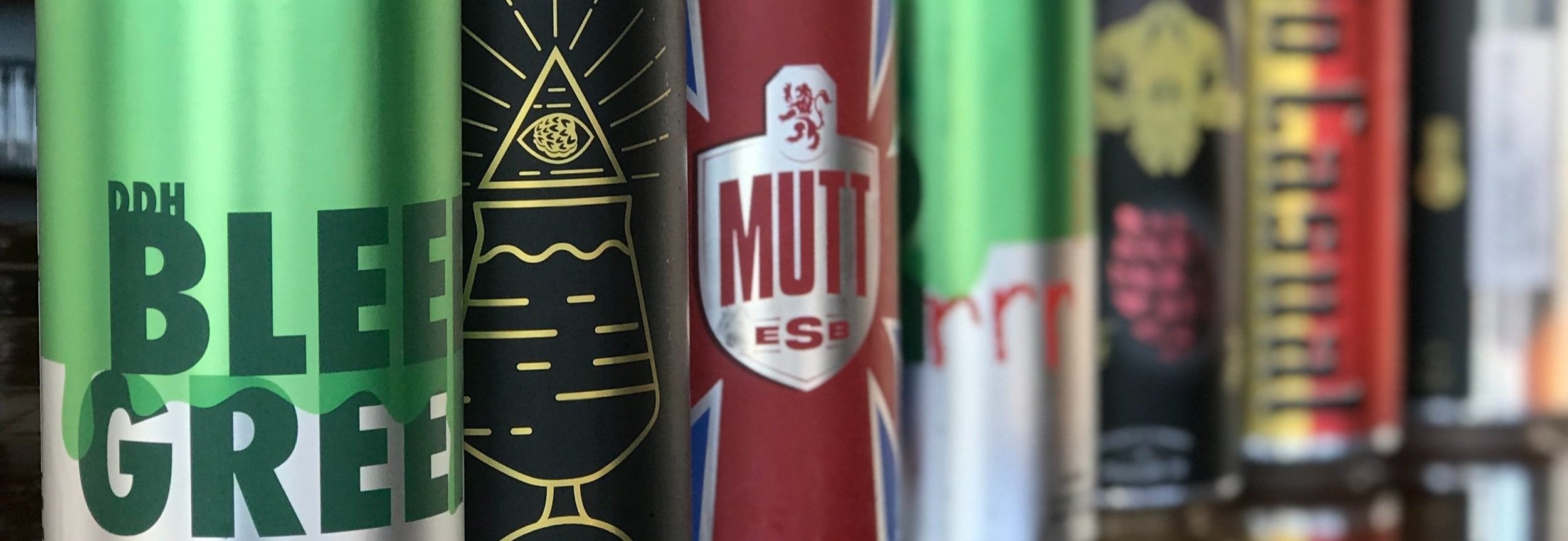 4 packs of beer to go at Brewery on Bridge