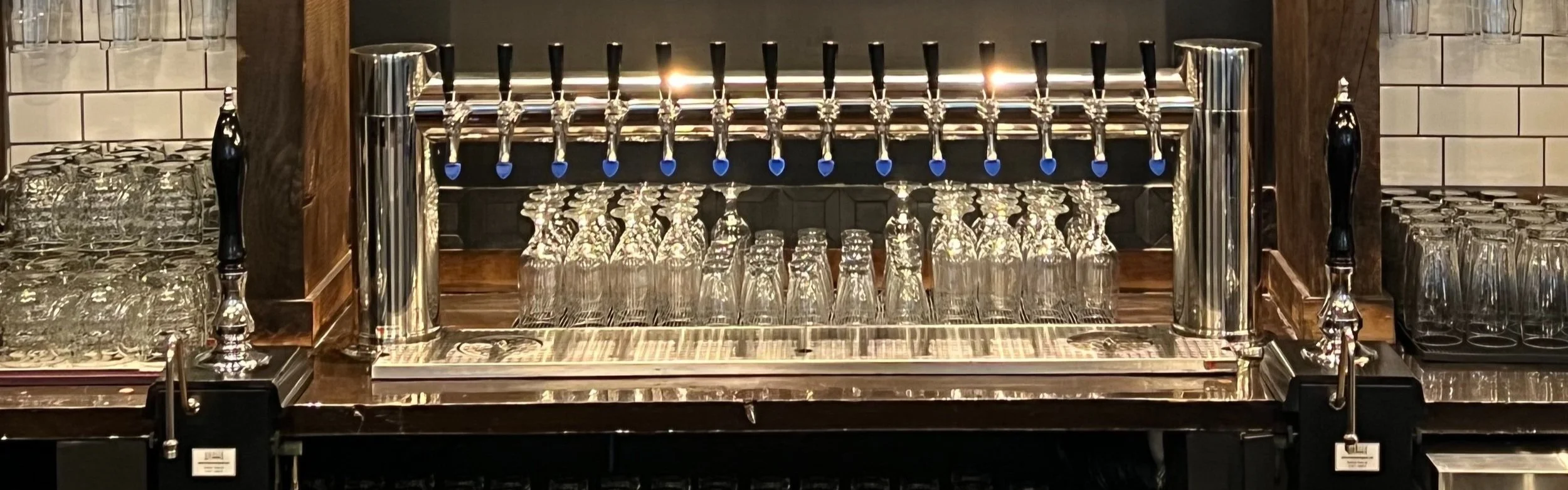 Craft beer draft list and taproom seating at Rebel Hill Brewing Company Phoenixville PA