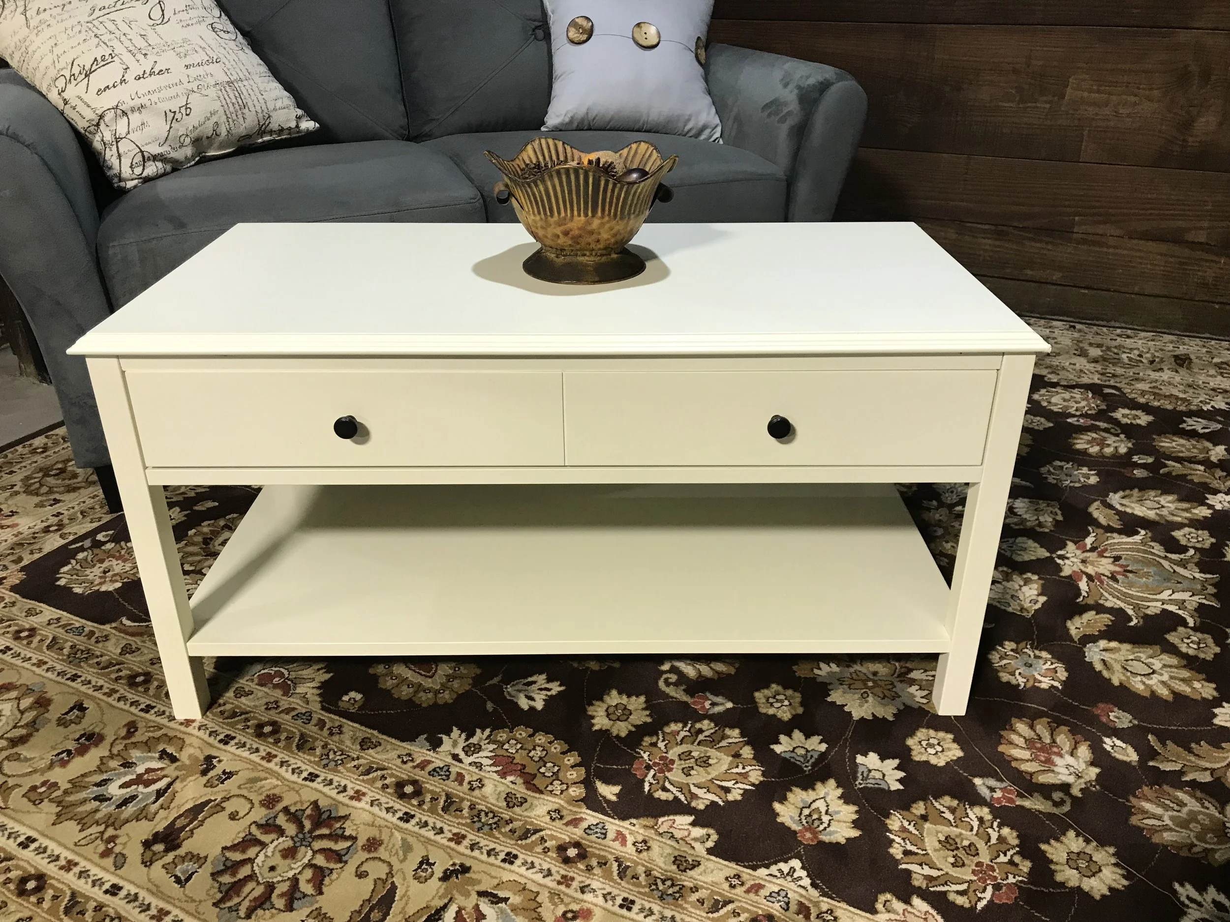 Threshold Windham Coffee Table Shell (White) — PIQ Creative Living