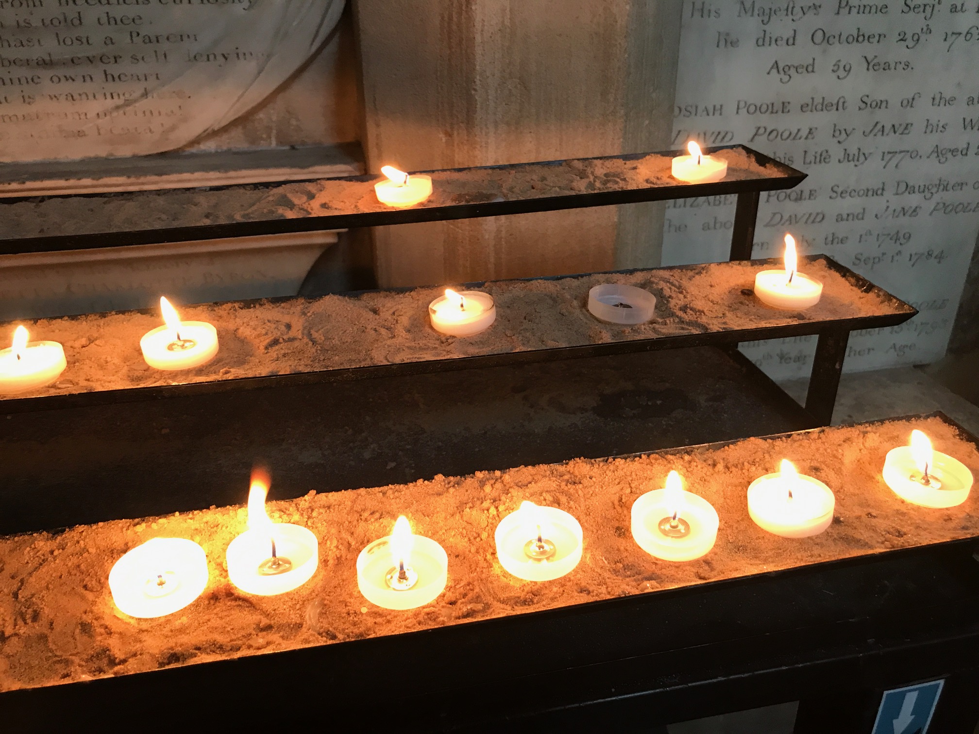 Prayers of light, Bath Abbey