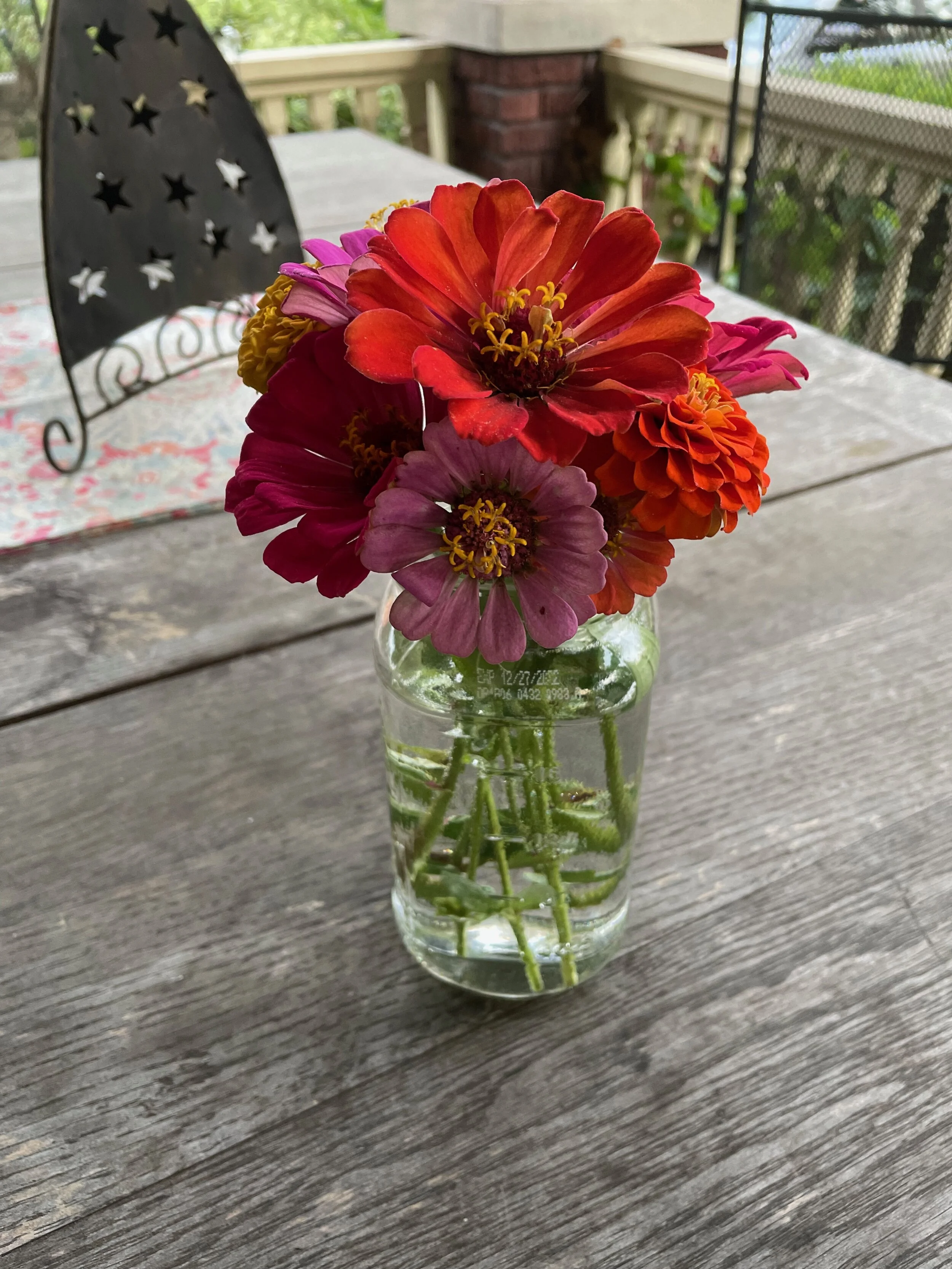 an energy prayer by a waterfall