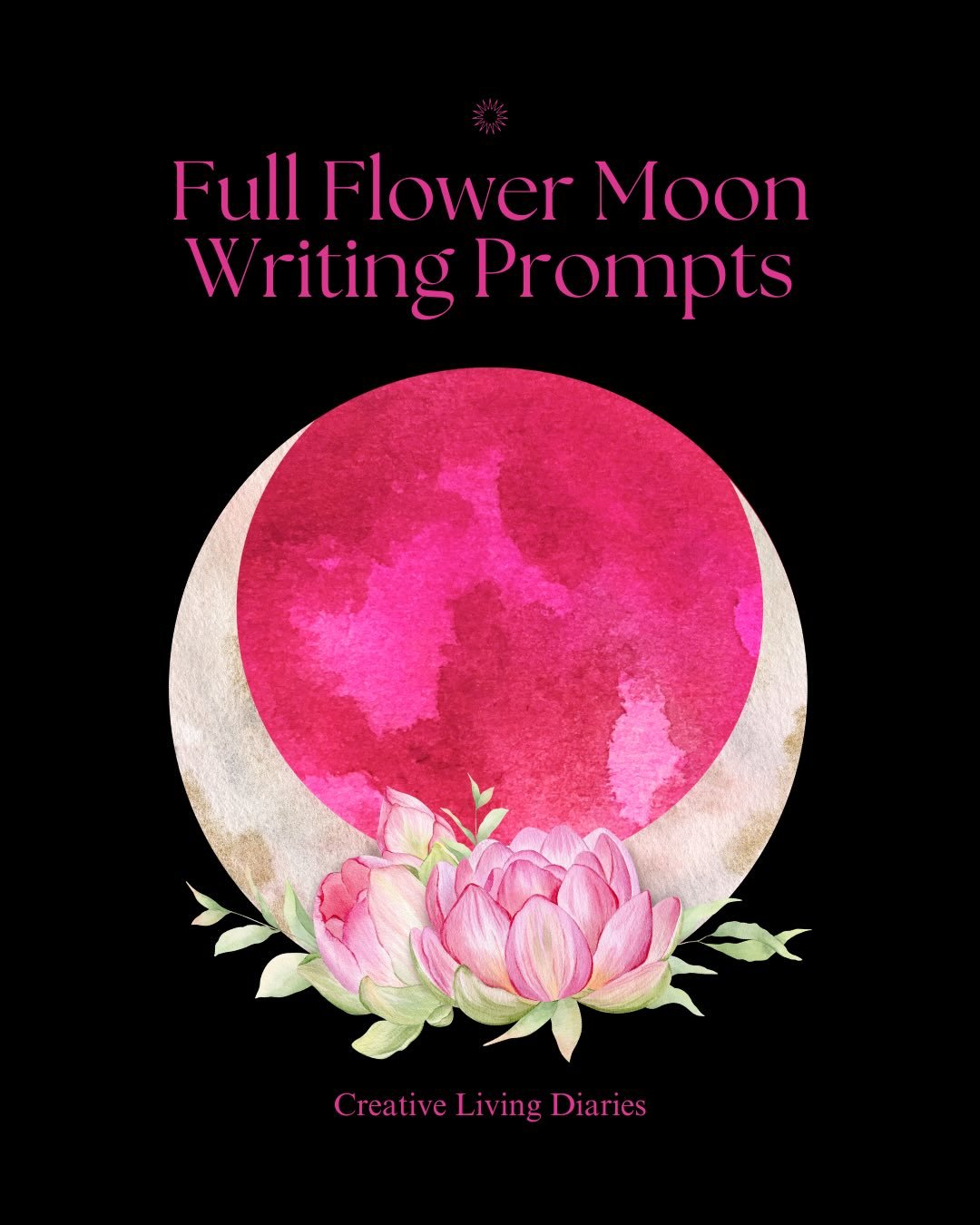 Grab your heaviest journal and the pen with ink that flows.

It's full moon journal time.