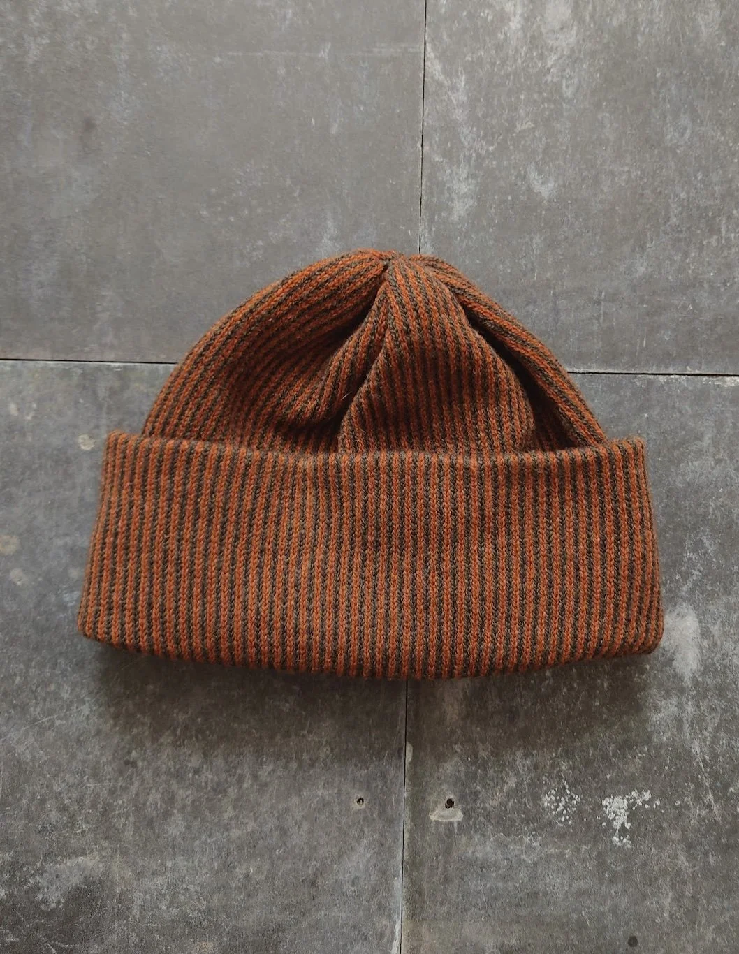 kate-jones-wool-fine-stripe-hat-chestnut-seaweed.JPG