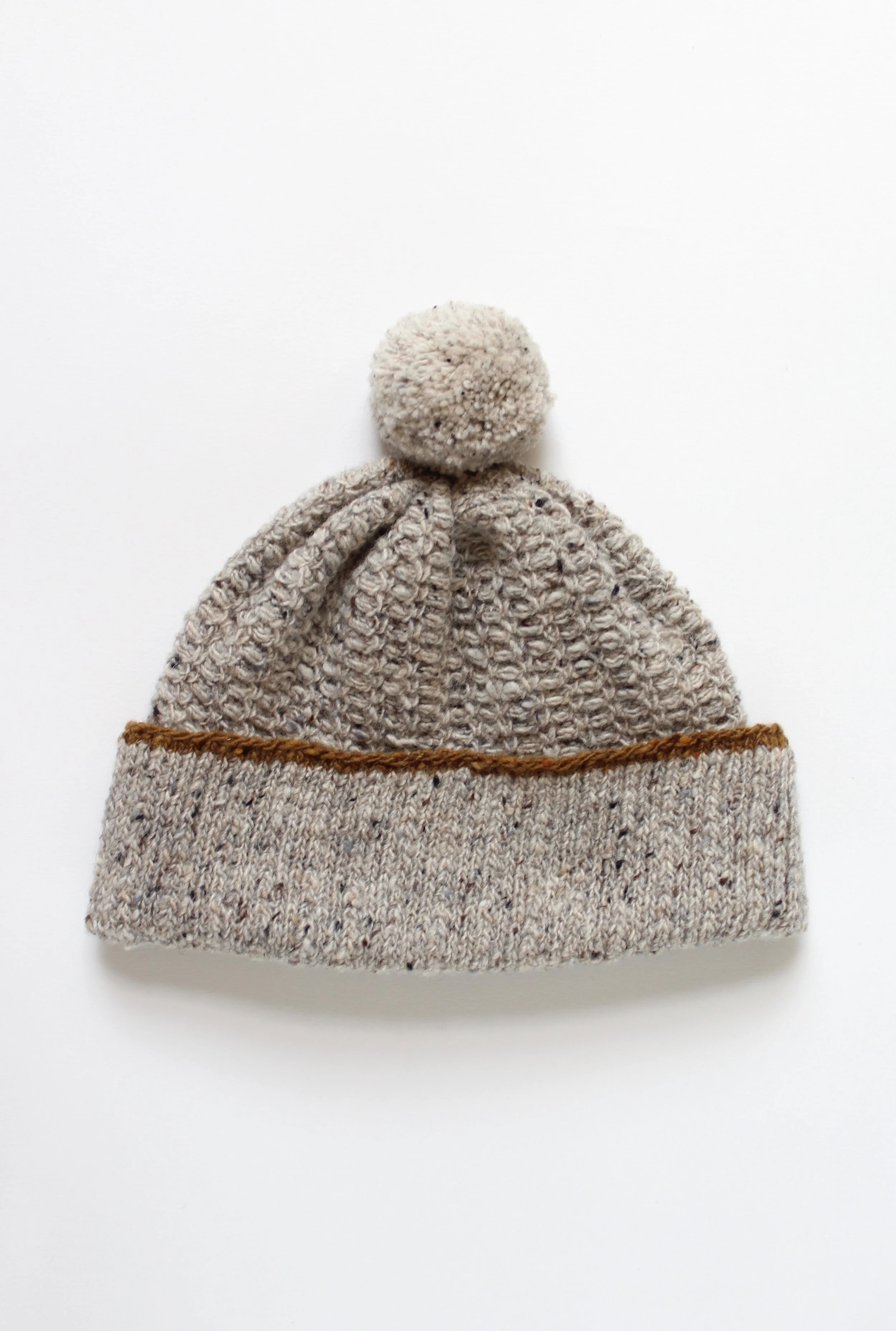 Shingle Wool Beanie - Stone
