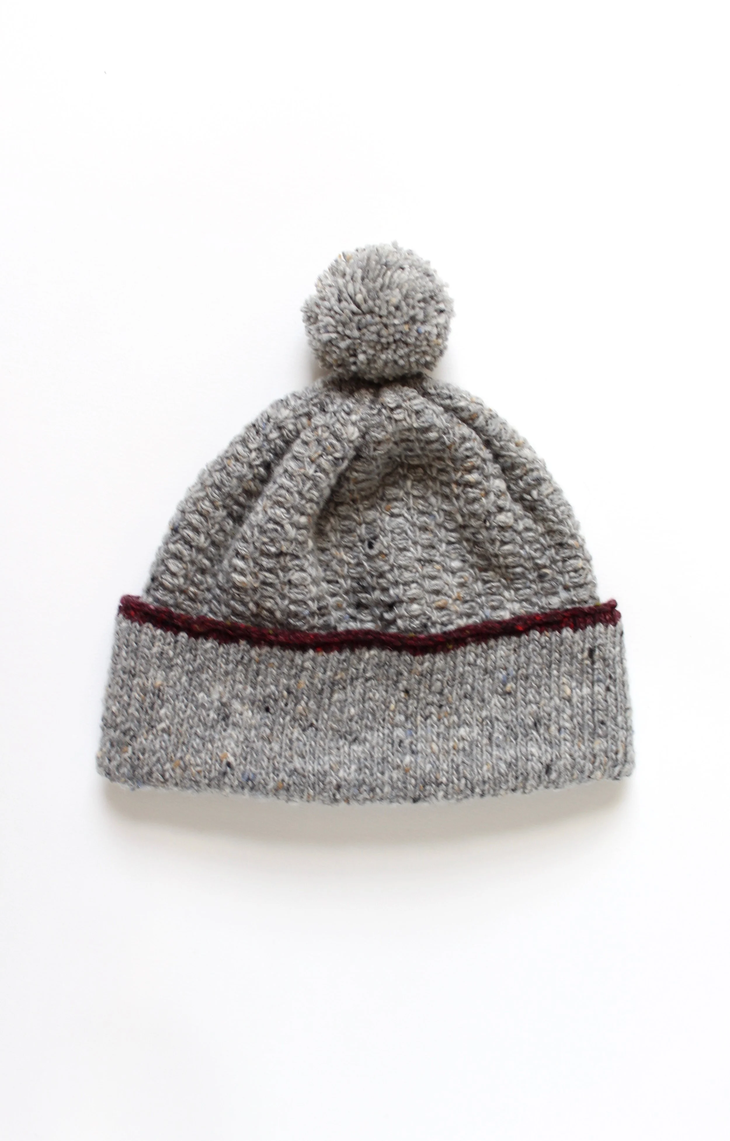 Shingle Wool Beanie - Fog