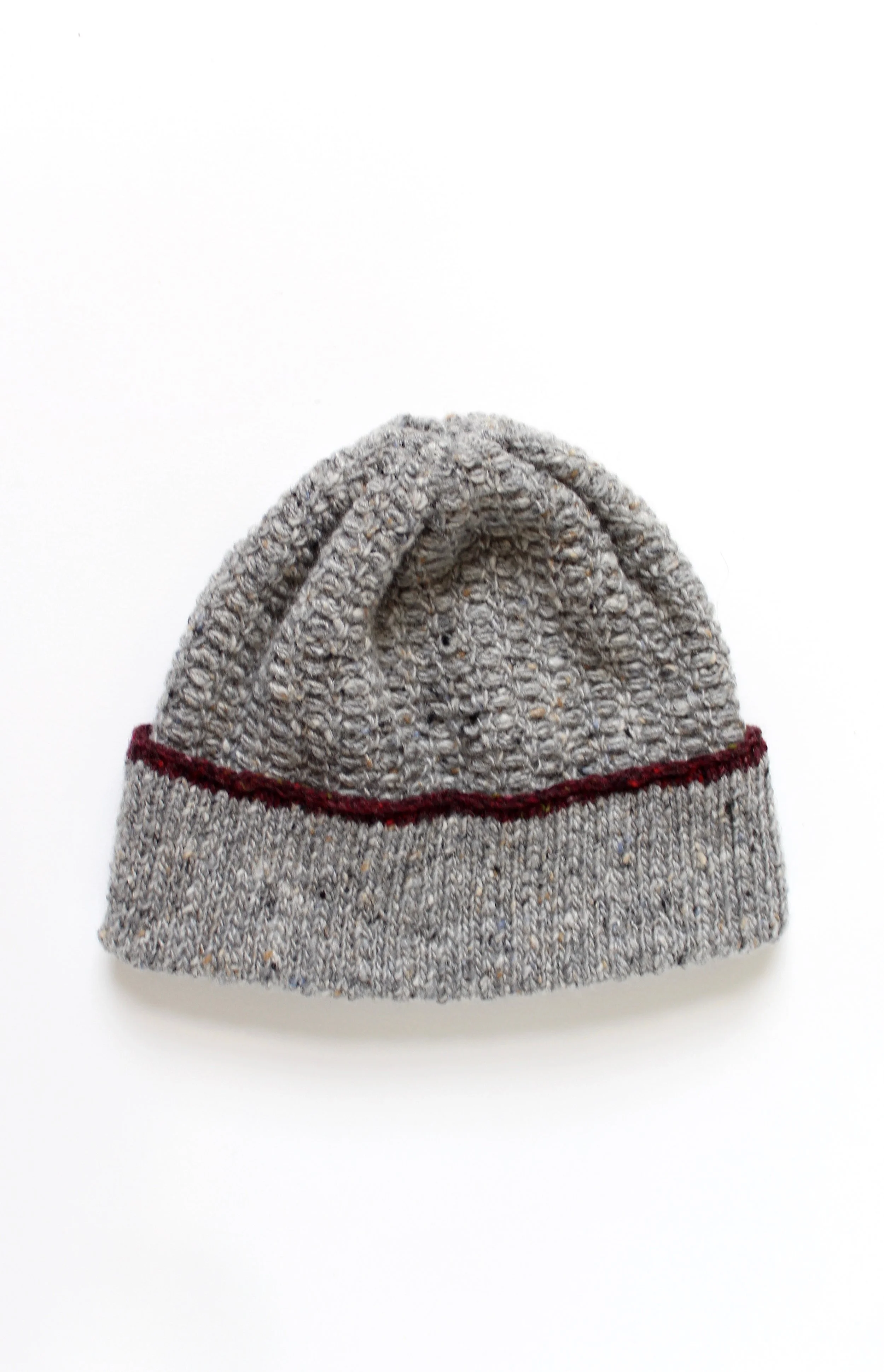 Shingle Wool Beanie - Fog