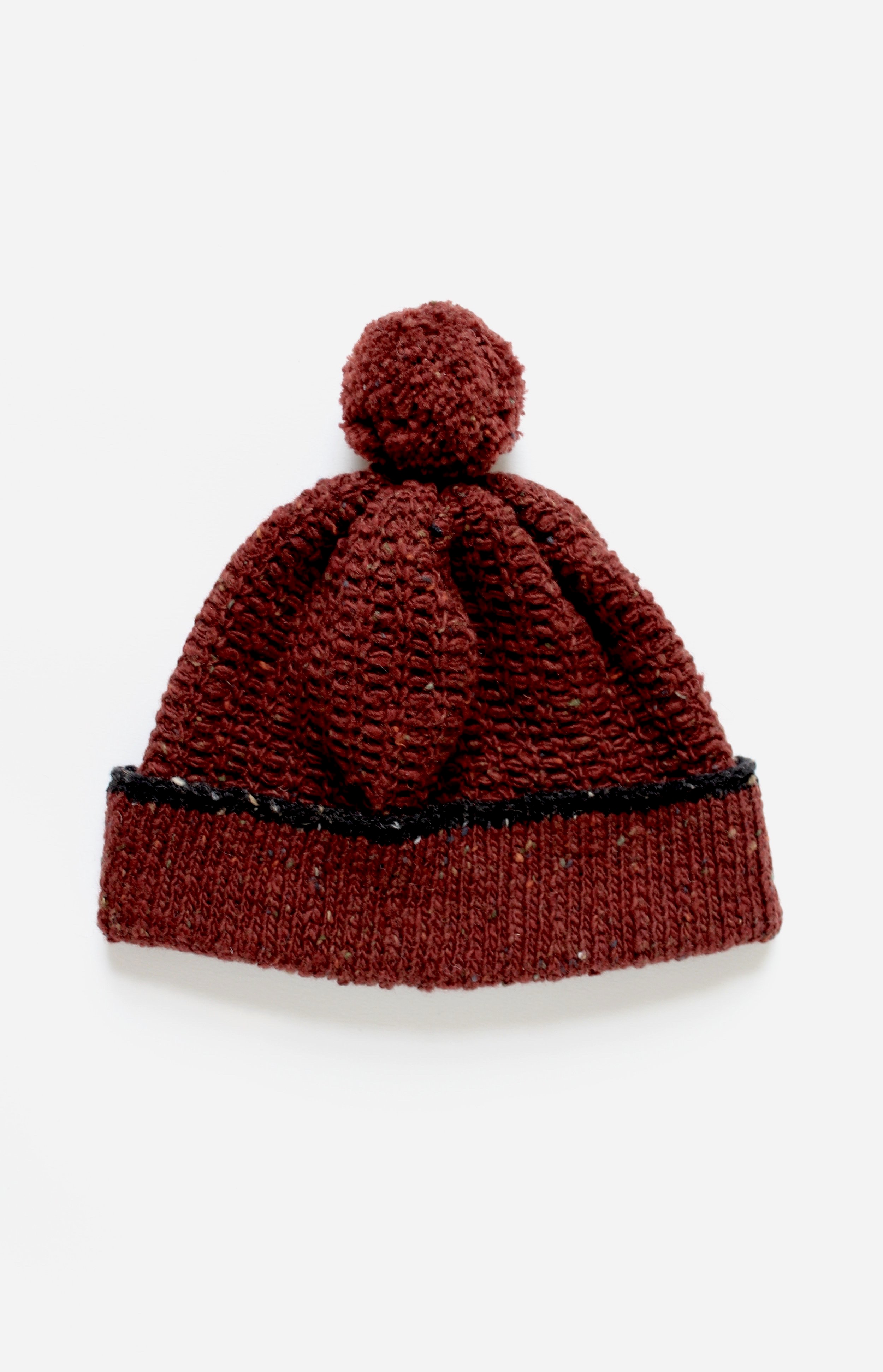 Shingle Wool Beanie - Sienna