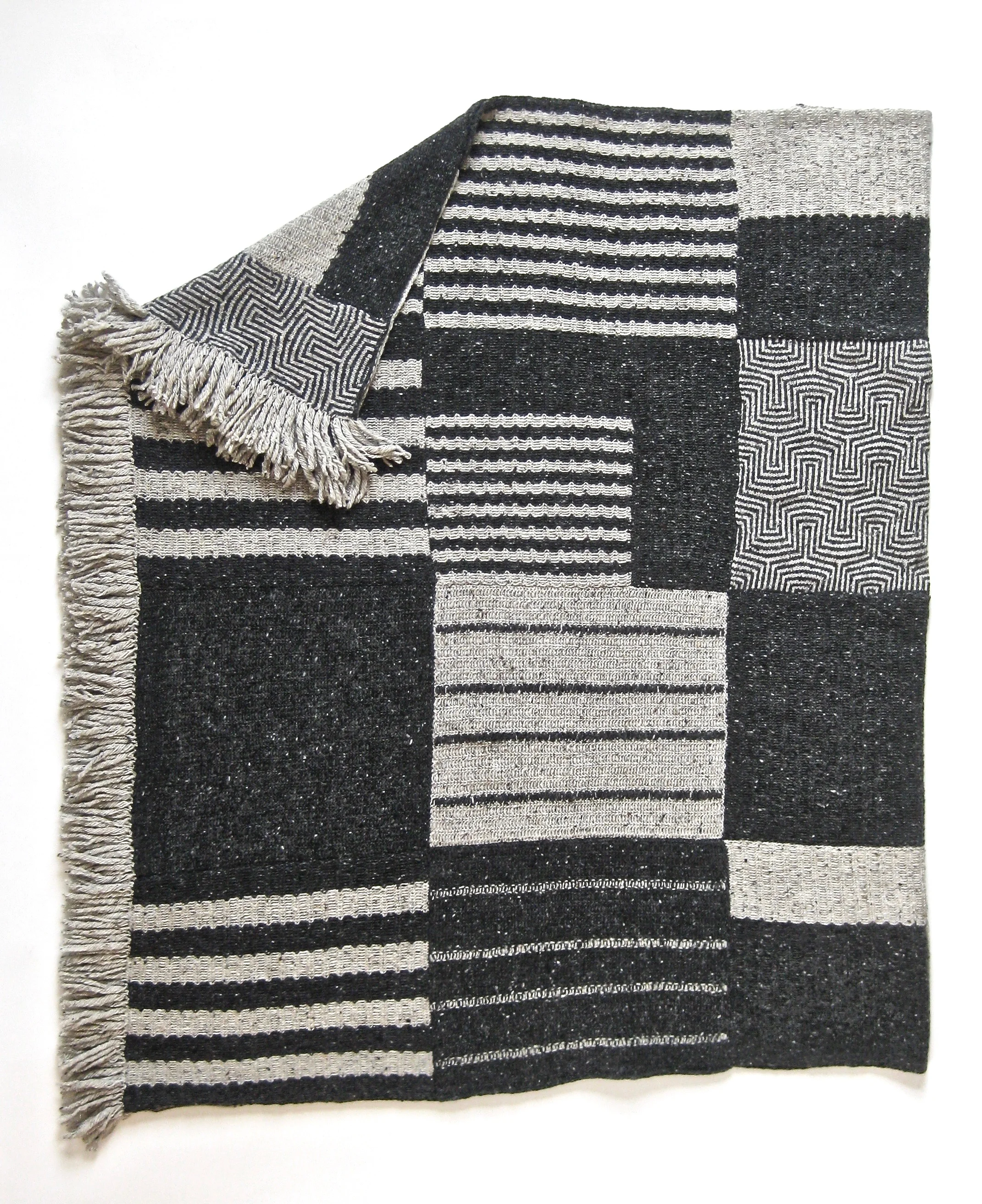 Arranmore Wool Throw - Charcoal