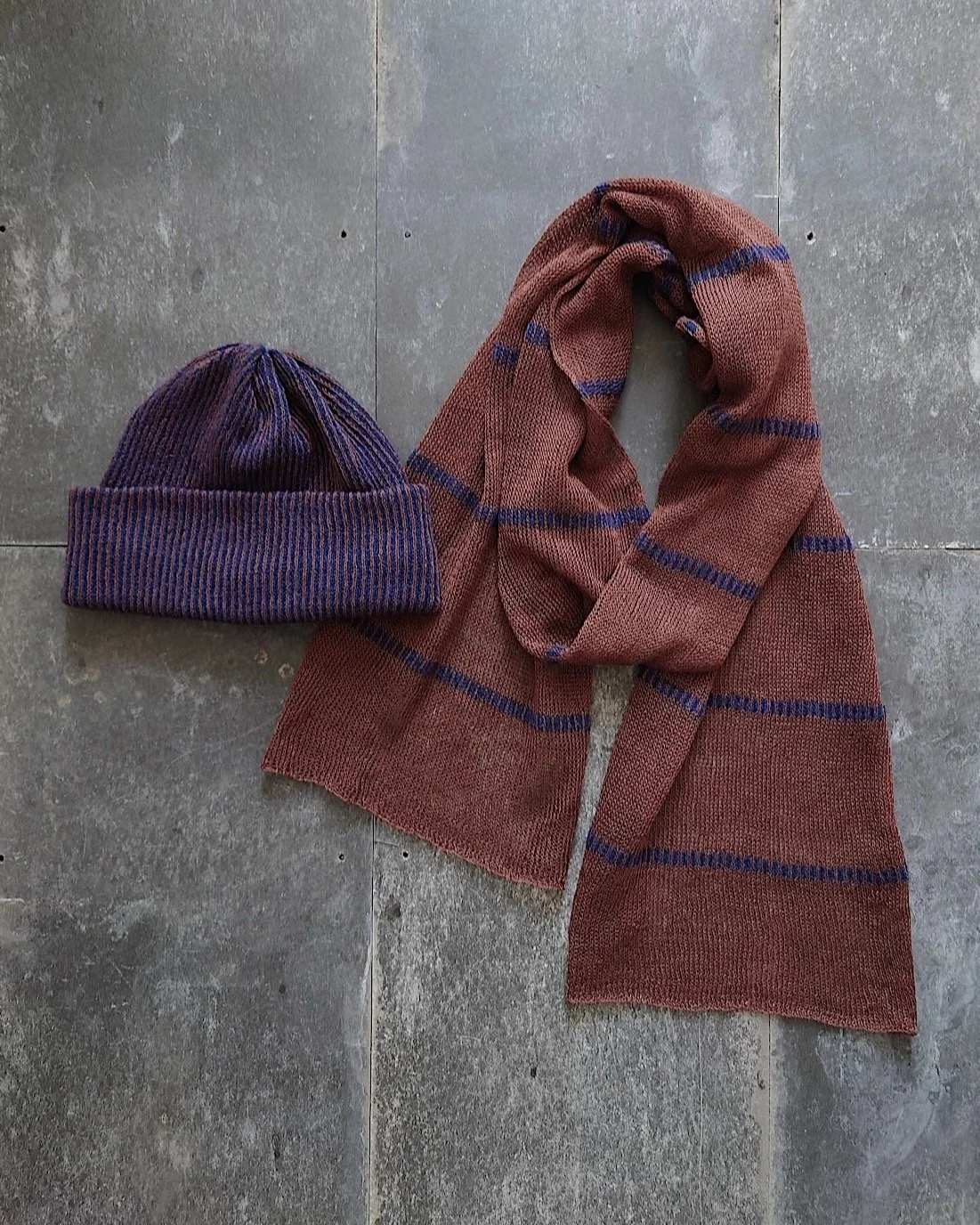 Introducing a new limited edition range of scarves and hats crafted combining lambswool and linen, resulting in a lighter-weight, perfect for late summer.

With a zero-waste philosophy the Italian linen I've used is sourced from deadstock, left over 