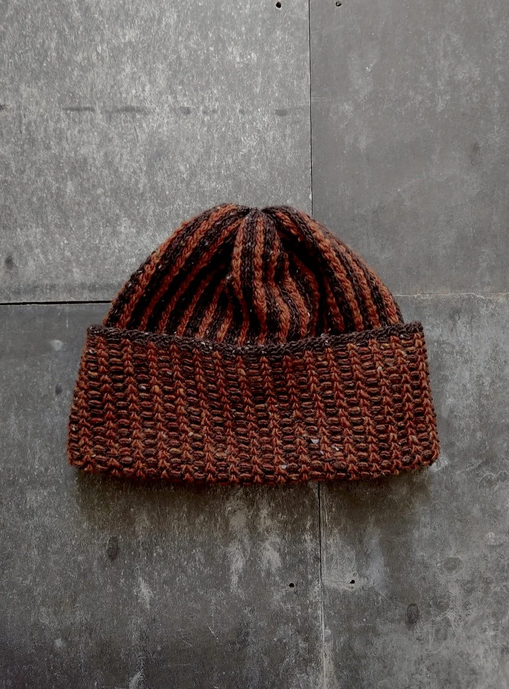 kate-jones-donegal-stripe-hat-brown:rust.JPG