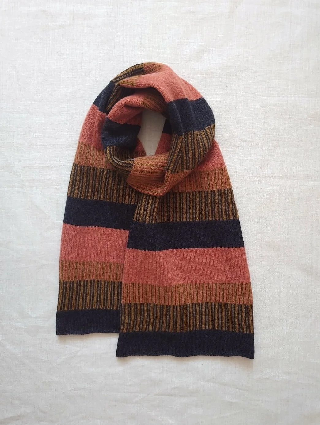 kate-jones-Anni-wool-scarf-brick-mustard.JPG
