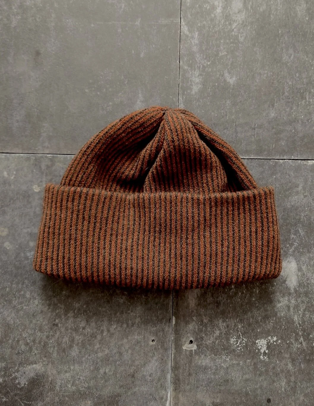 kate-jones-wool-fine-stripe-hat-chestnut-seaweed.JPG