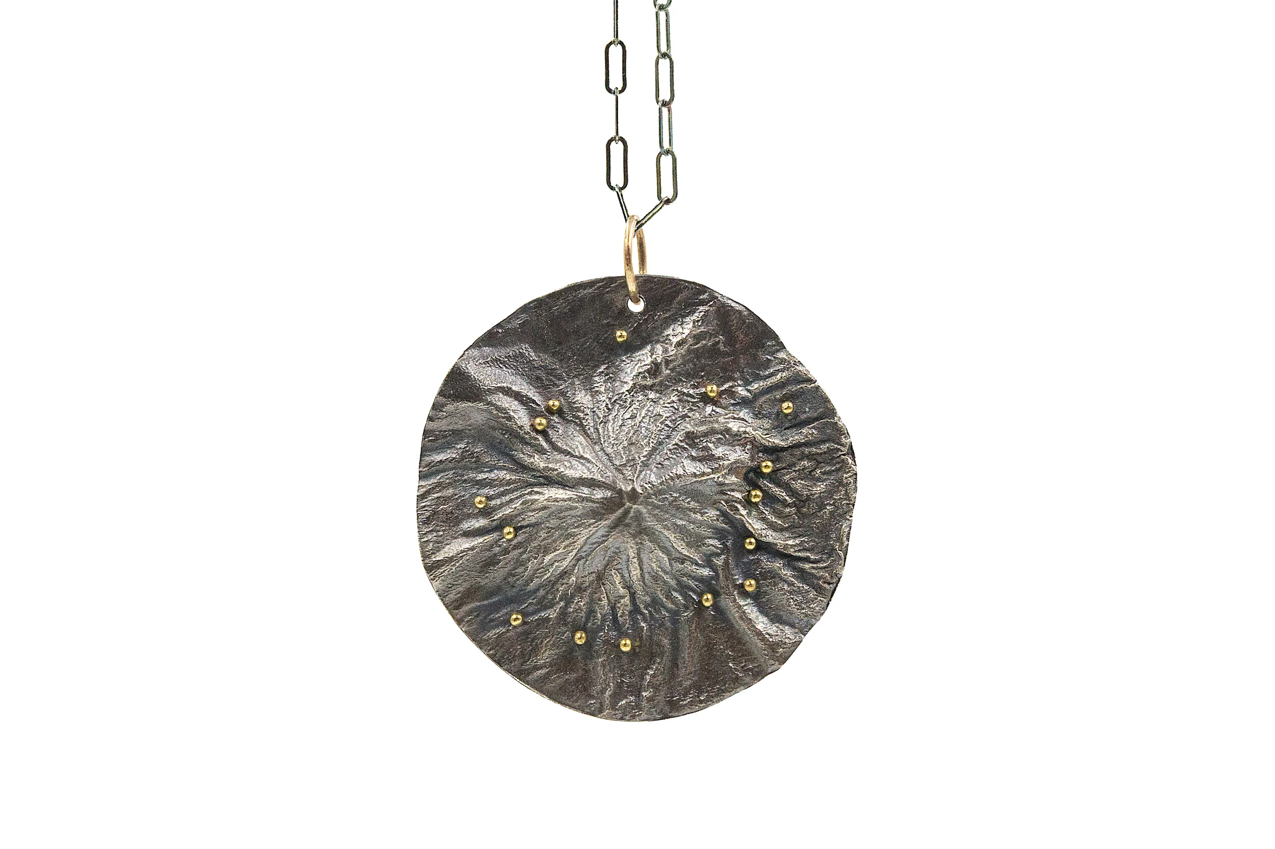 Small Circular Reticulated Pendant