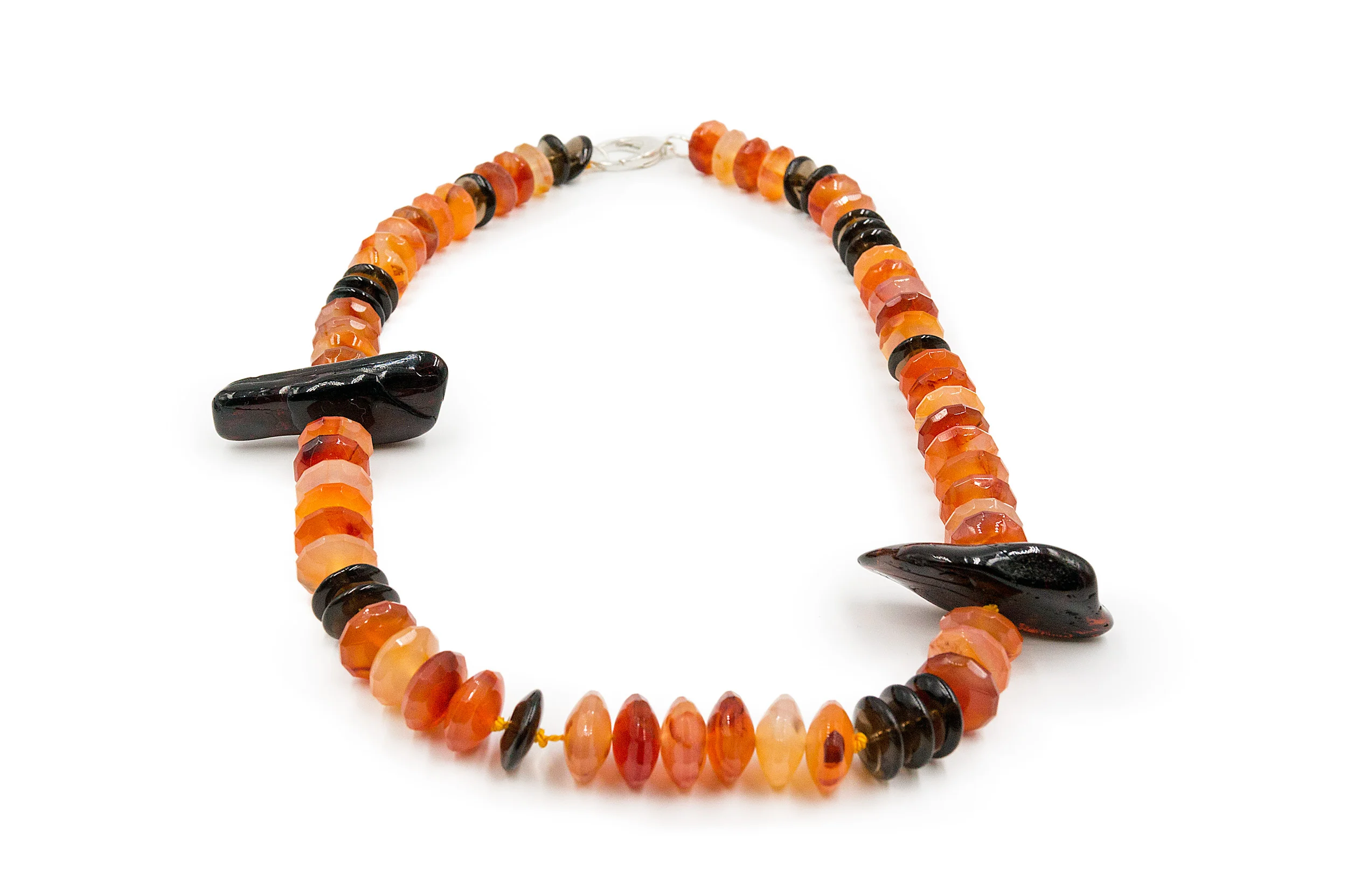 Carnelian Beaded Necklace