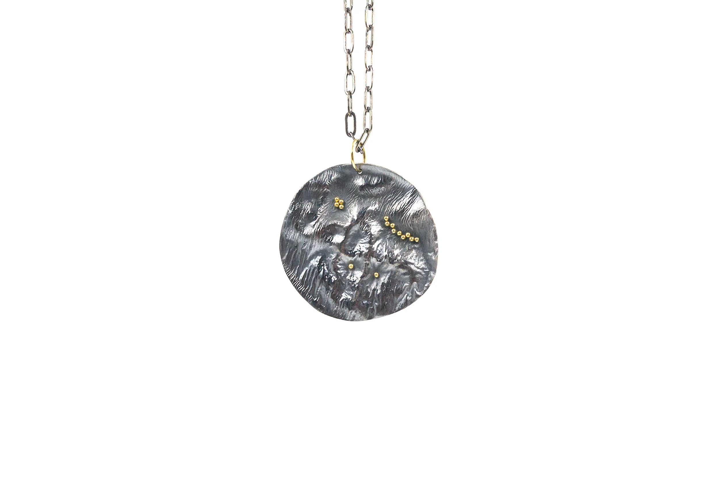 Small Circular Reticulated Pendant 