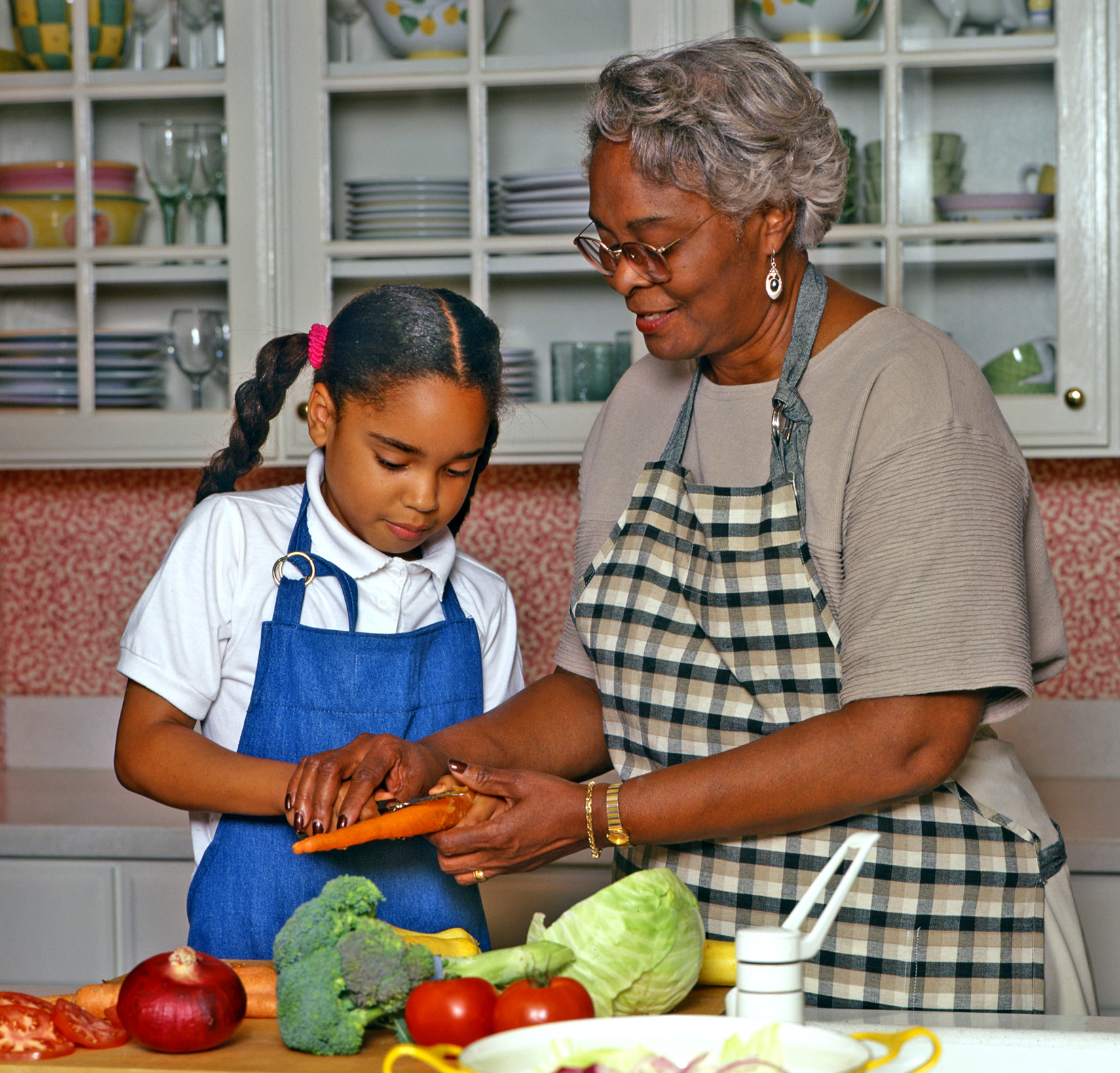 Grandma with Child for APCO Agency Health Brochure