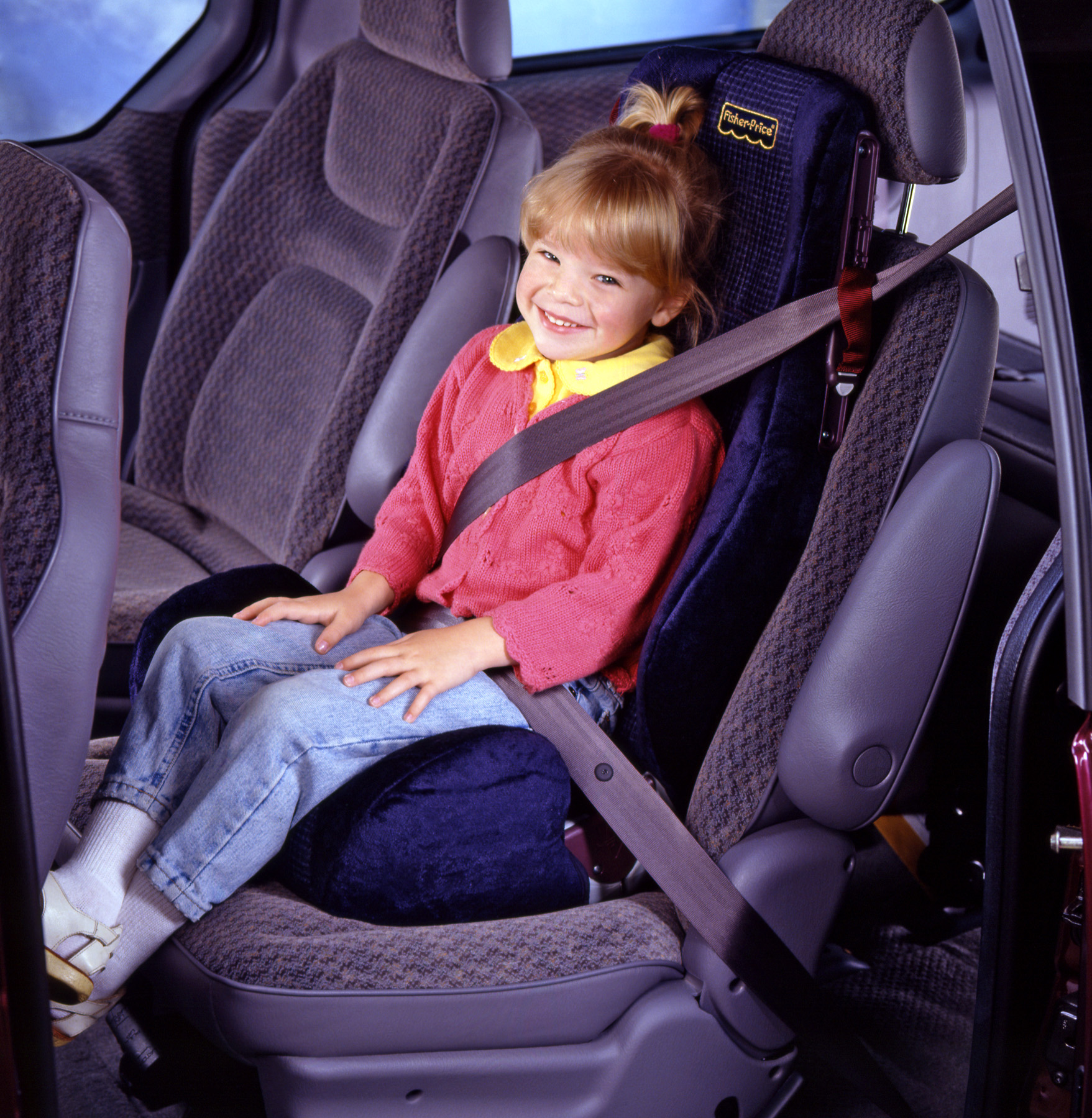 Child in Seatbelt for GGMB Safety Campaign