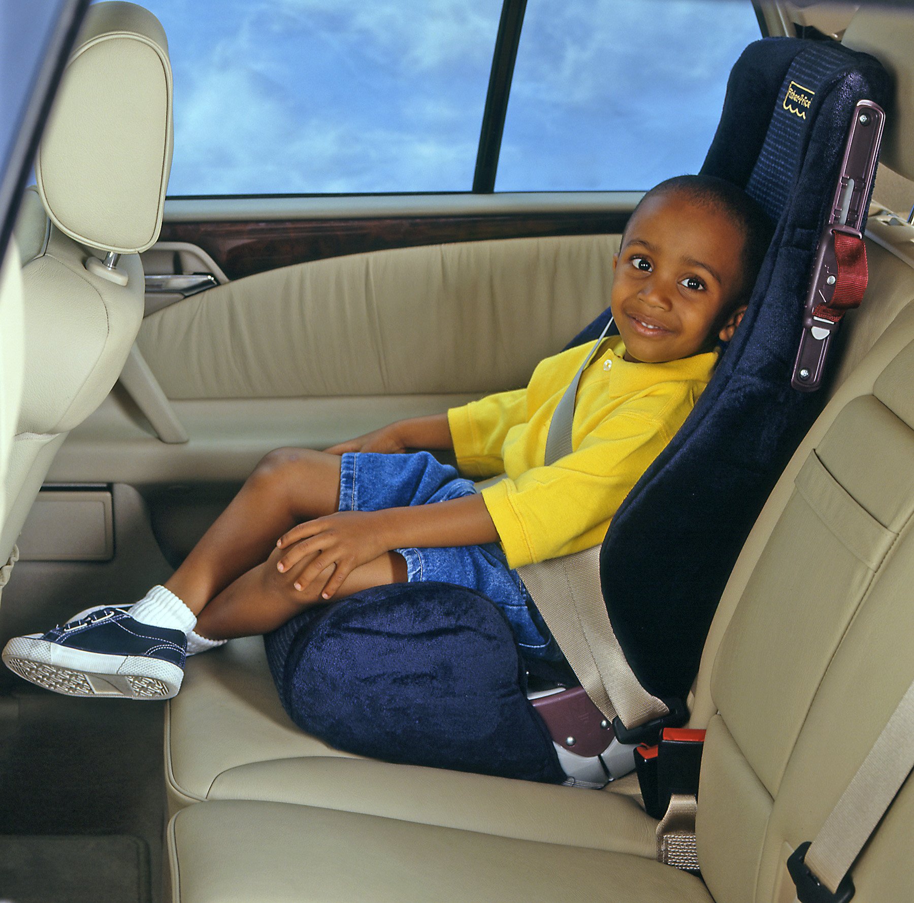Child in Seatbelt for GGMB Safety Campaign