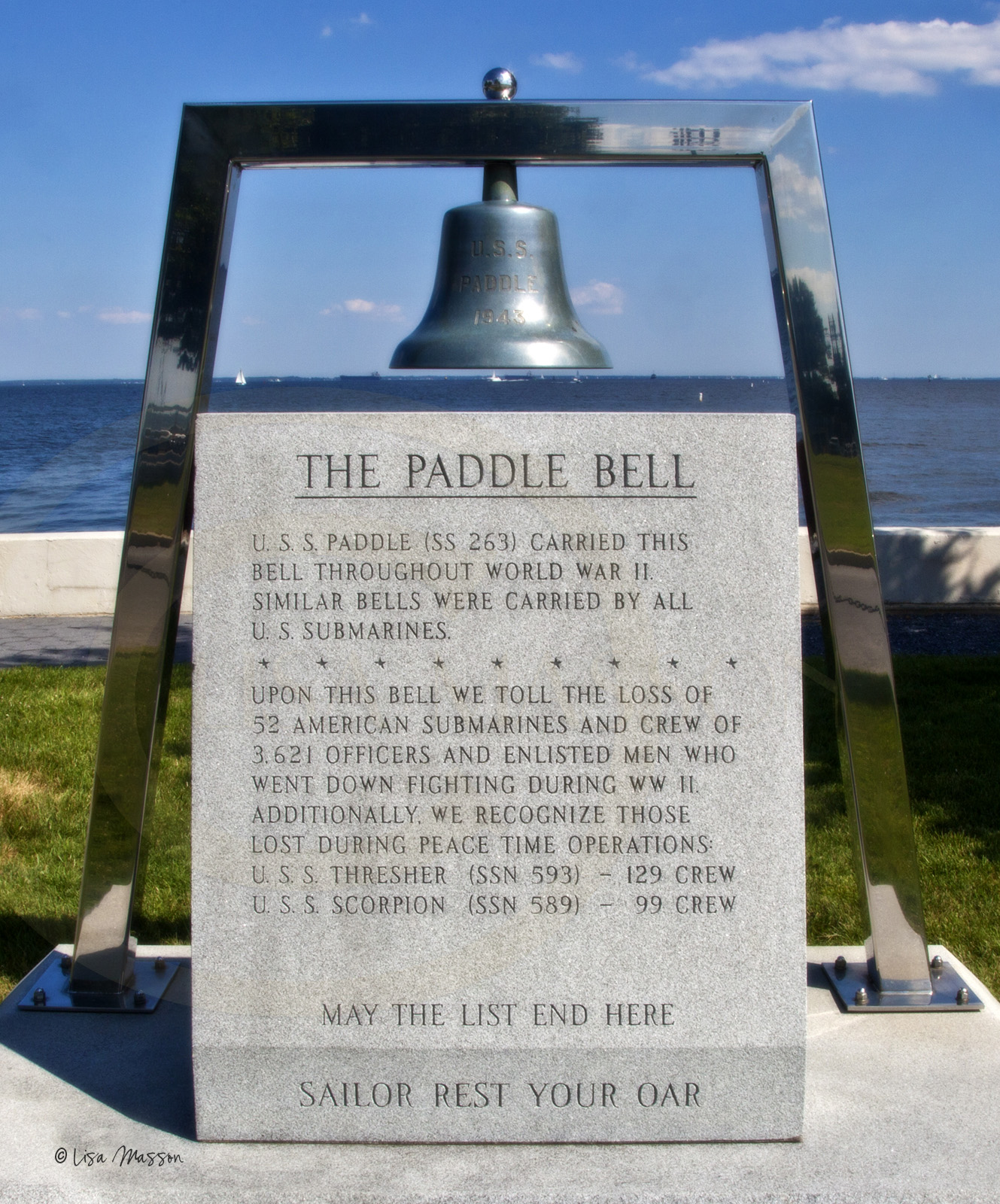 56 USNA Paddle Bell 6566©