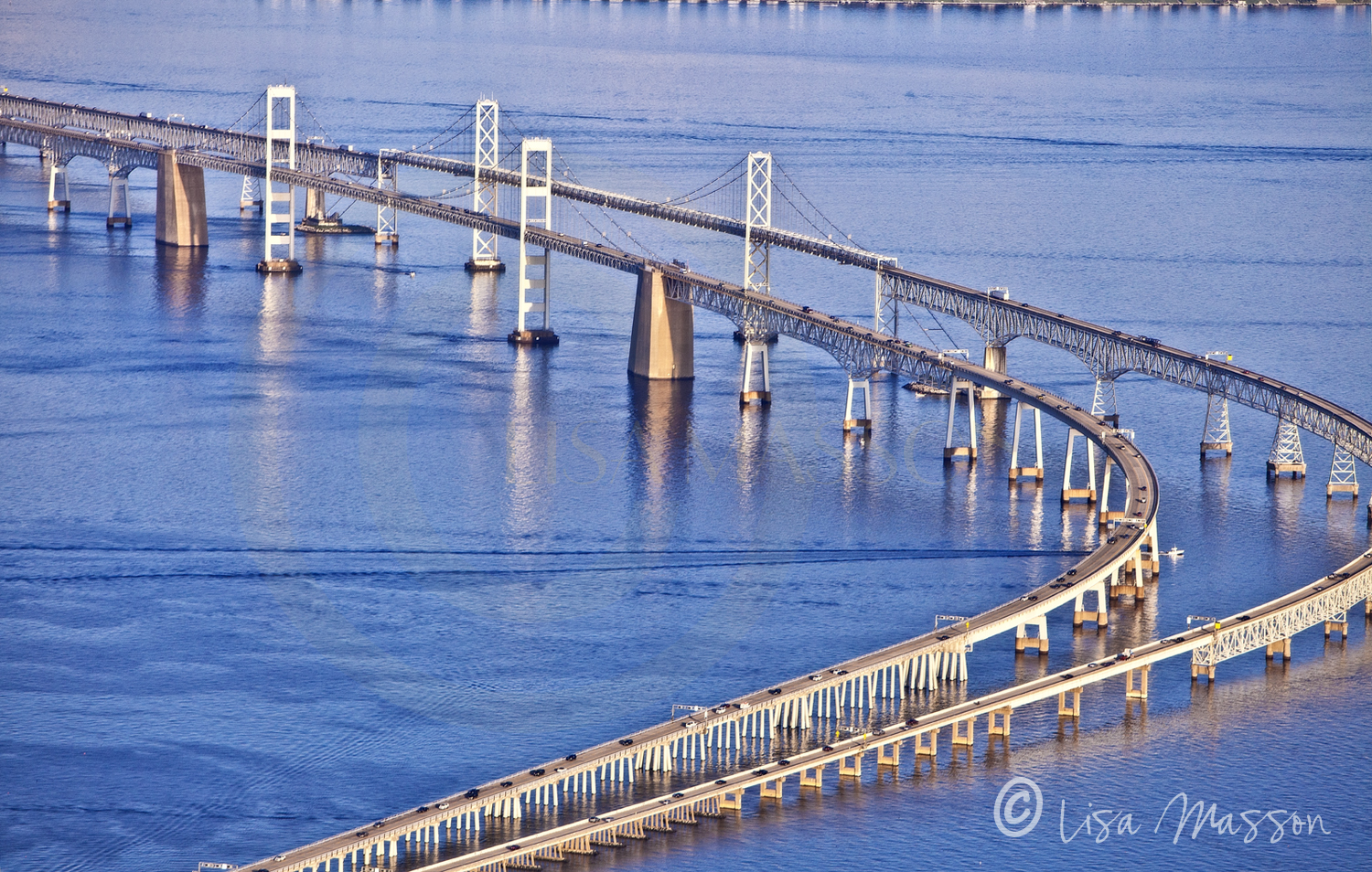 Chesapeake Bay Bridge ©8356 Aerial