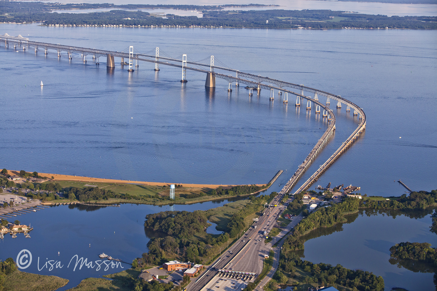 Chesapeake Bay Bridge 8348  Sandy Point Toll Lanes 