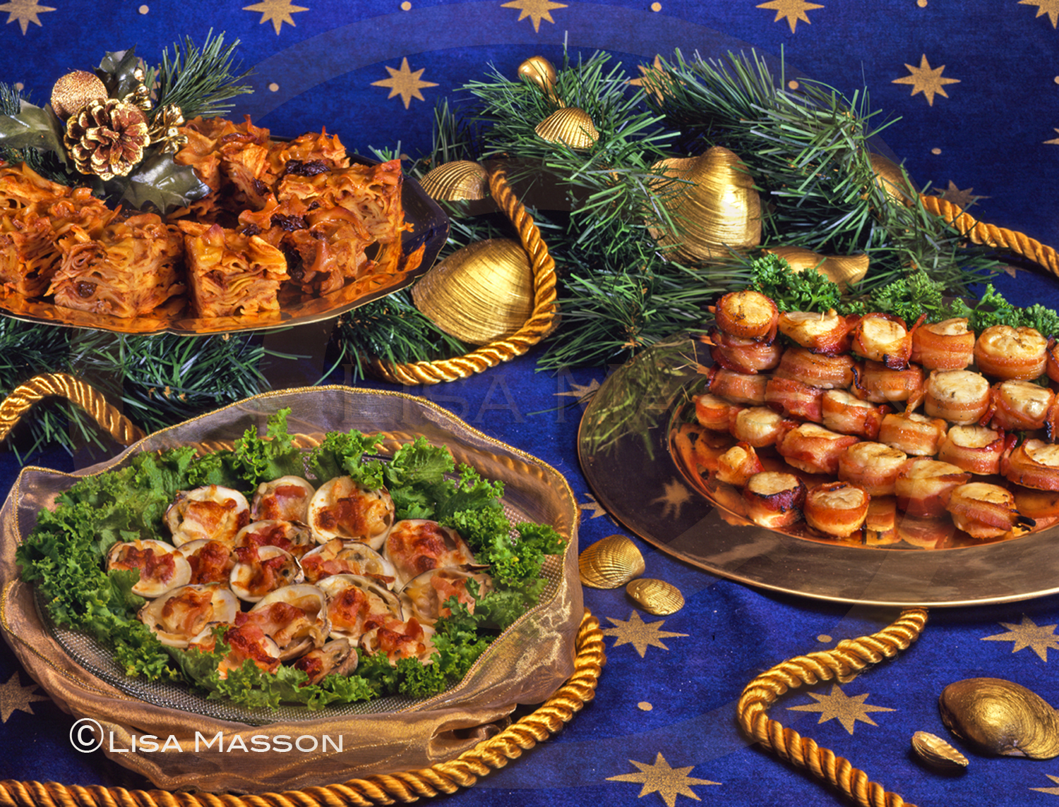 Holiday Appetizers - Clams Casino, Bacon Wrapped Scallops, Noodle Kugel - Chesapeake Bay Magazine