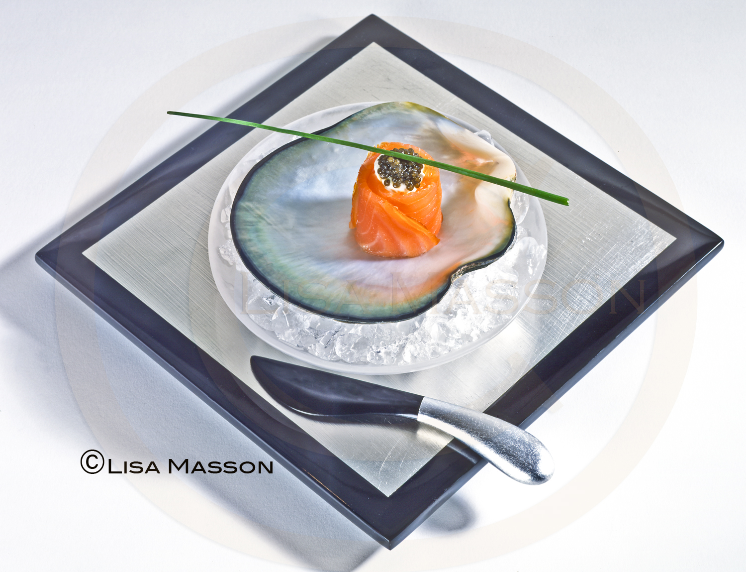 Smoked Salmon with Iranian Caviar - Cafe Milano