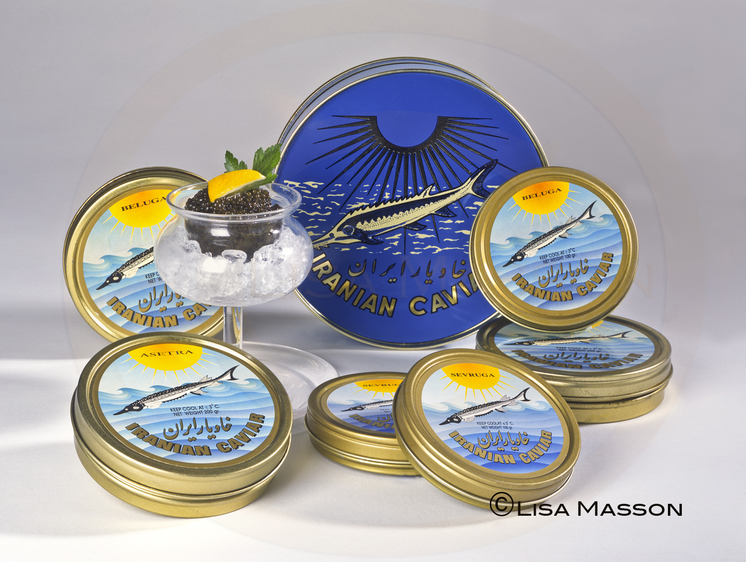 Iranian Caviar Tins - Cafe Milano