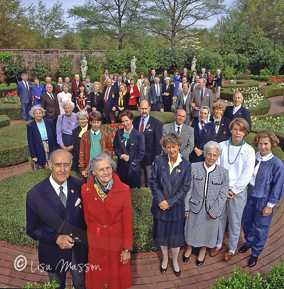 Degraffenreid Family Reunion @ Tyron Palace Gardens for Town & Country Magazine