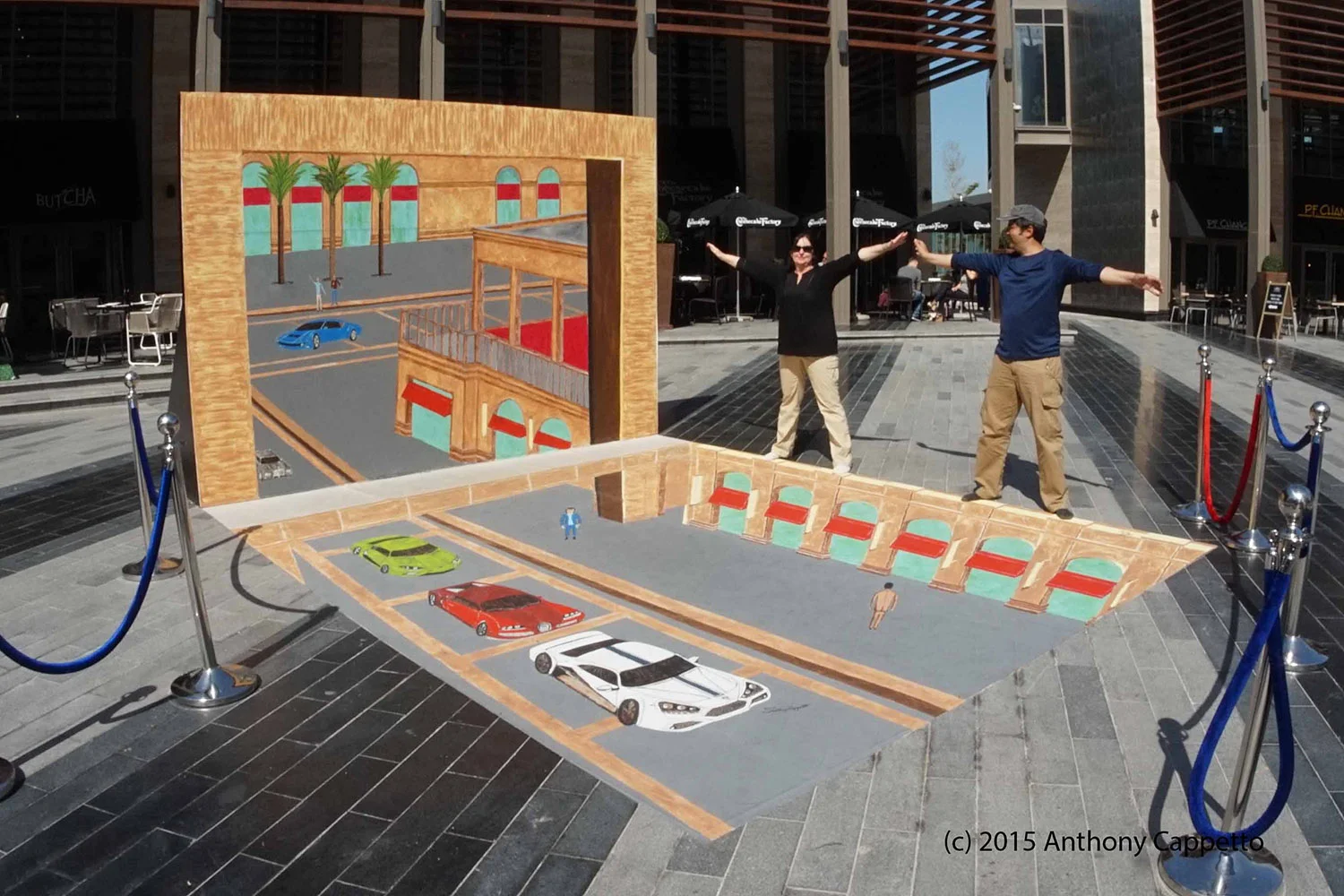 3D Murals: #dubaicanvas; 'Supercars'