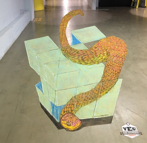 'Fire Snake in Glass Blocks' (New York City) 2018 (Copy)