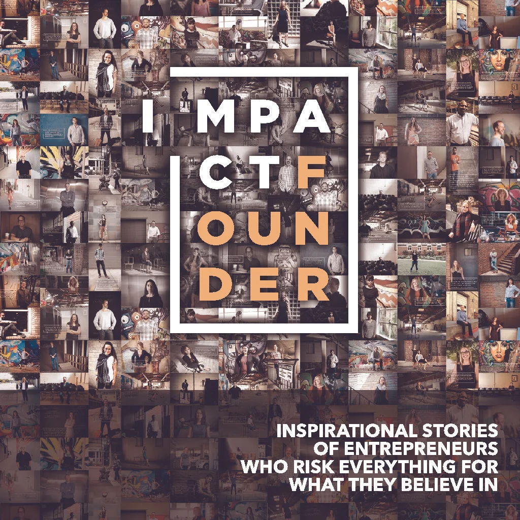 The forthcoming Impact Founder book features stories of entrepreneurs and their struggles. 