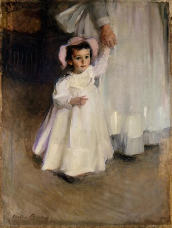 Cecilia Beaux, Ernesta (Child with Nurse), 1894. Oil paint on canvas. PC: DAM website. 