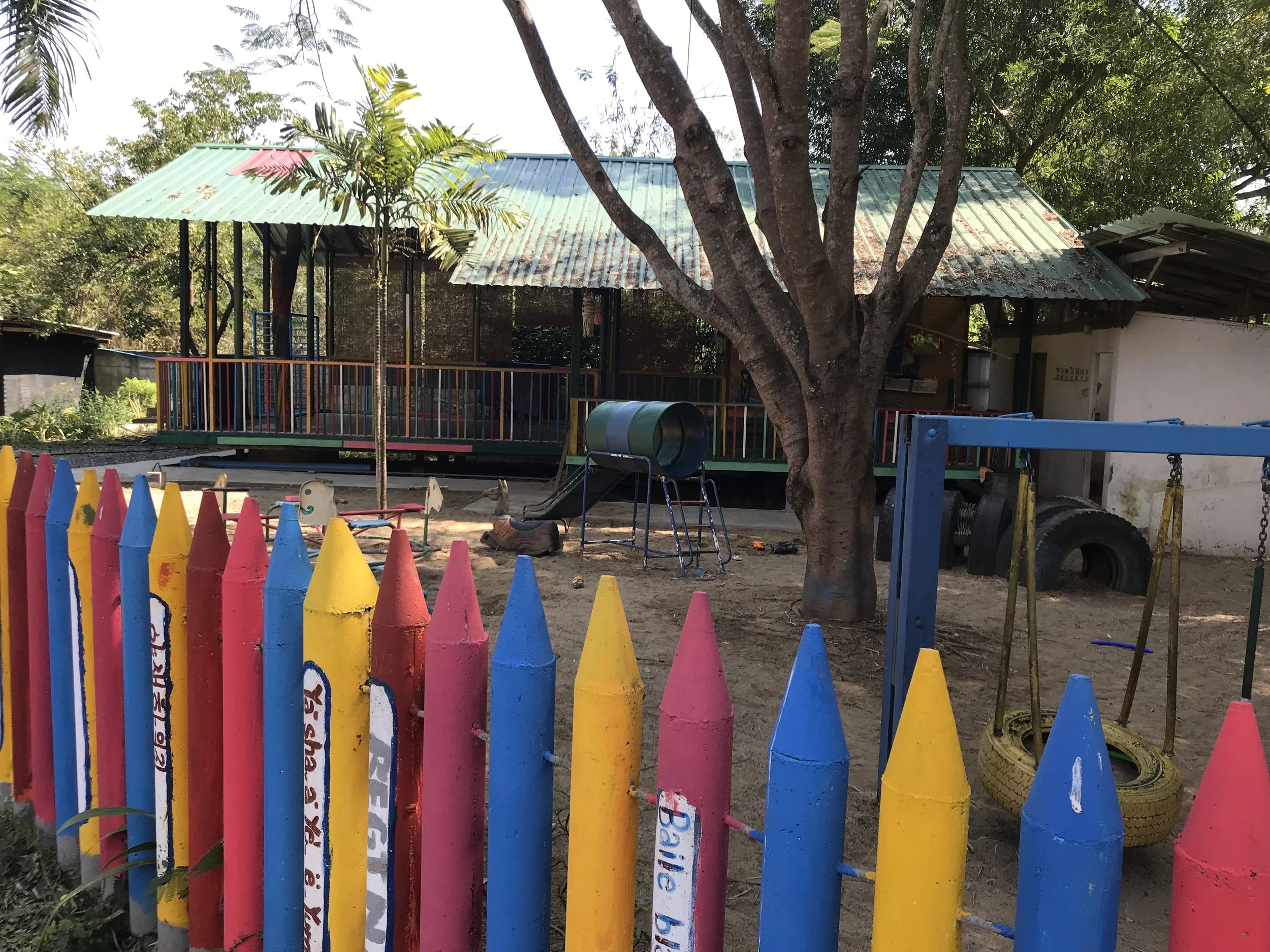 The play area at Wildflower Home. 