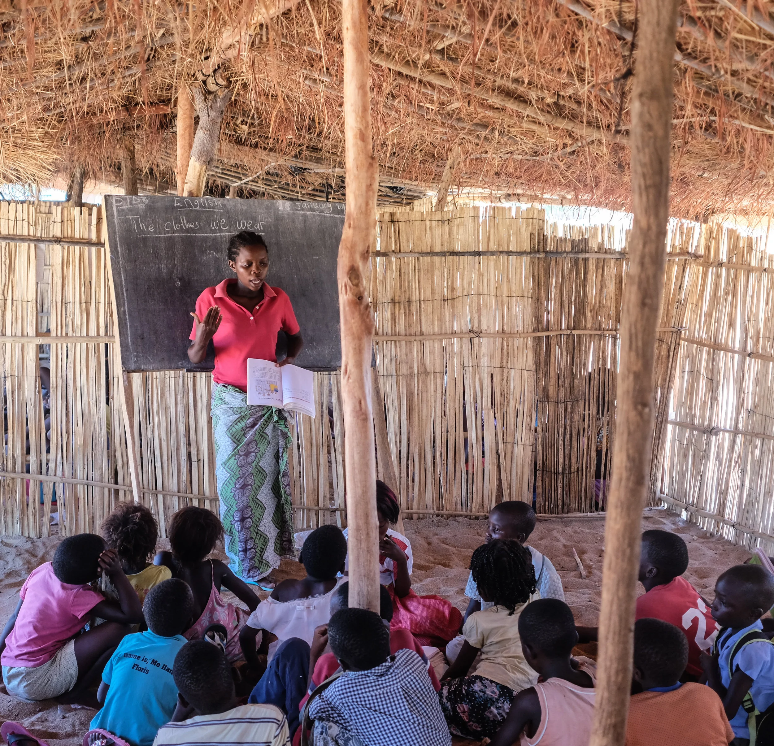 Ready to learn, but unlikely to receive an education that shifts his capacity to thrive in a job or create one.