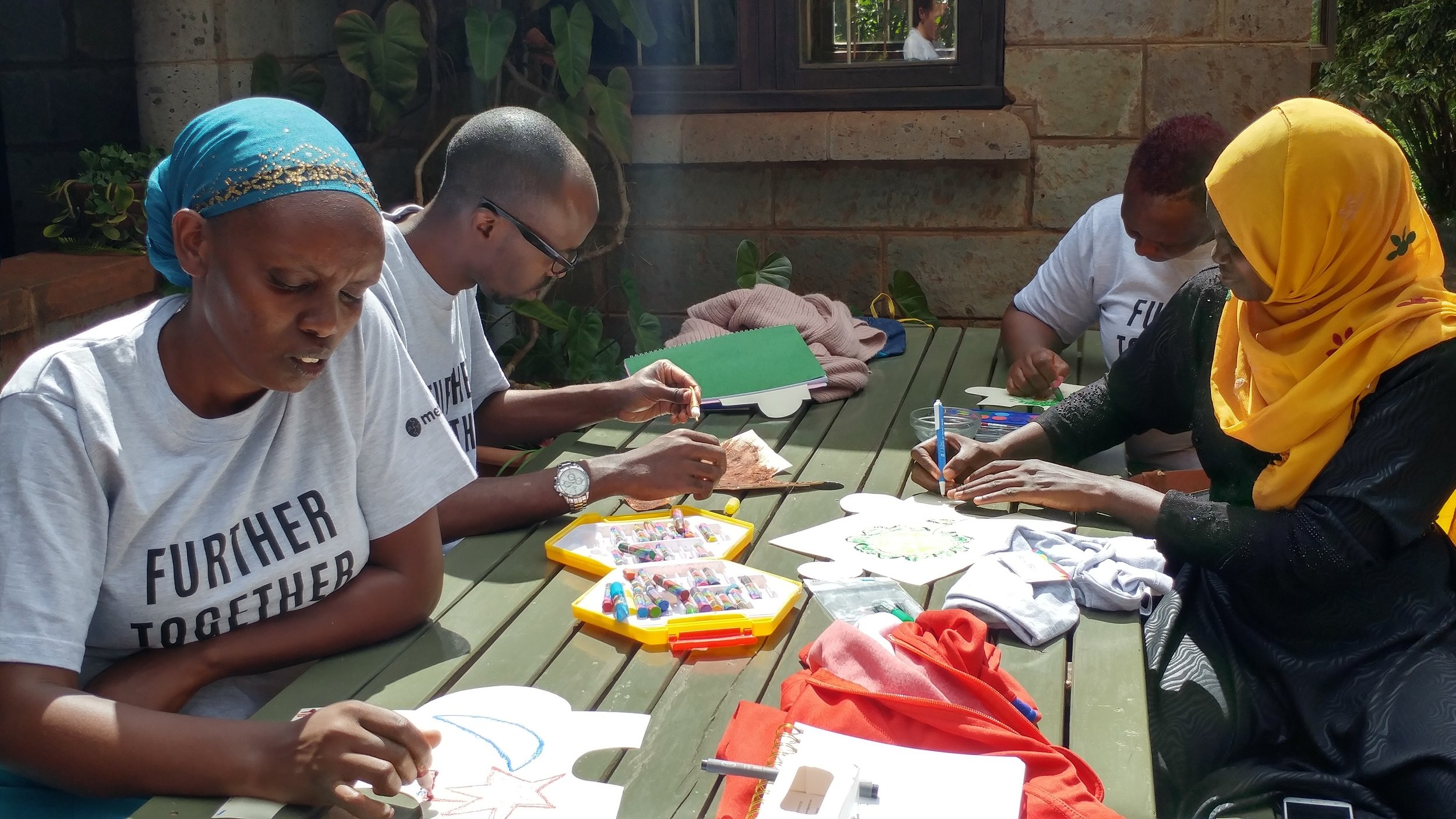 Our retreat came to a conclusion with our Fellows decorating their own puzzle piece with a representation of themselves and their hopes for their Metis journey. Each of these pieces would come together to form a Metis mural, and a representation of the future of education innovation.