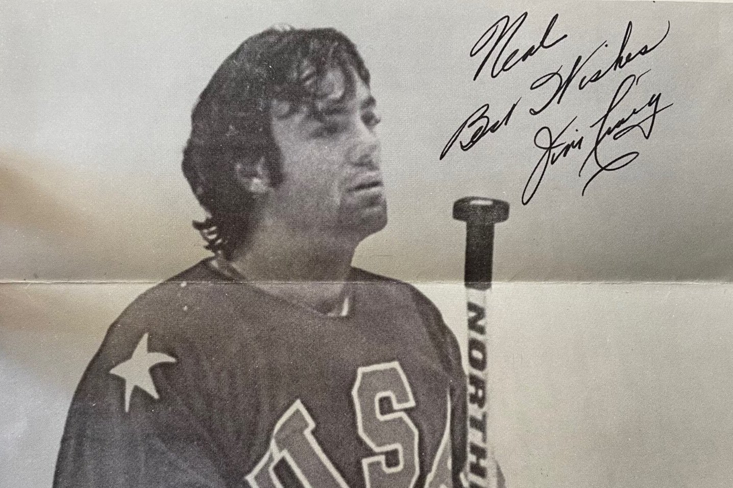 Miracle on Ice 1980 USA Hockey Team Jack O'Callahan Jim Craig BU Gold  Medal Celebration Photo