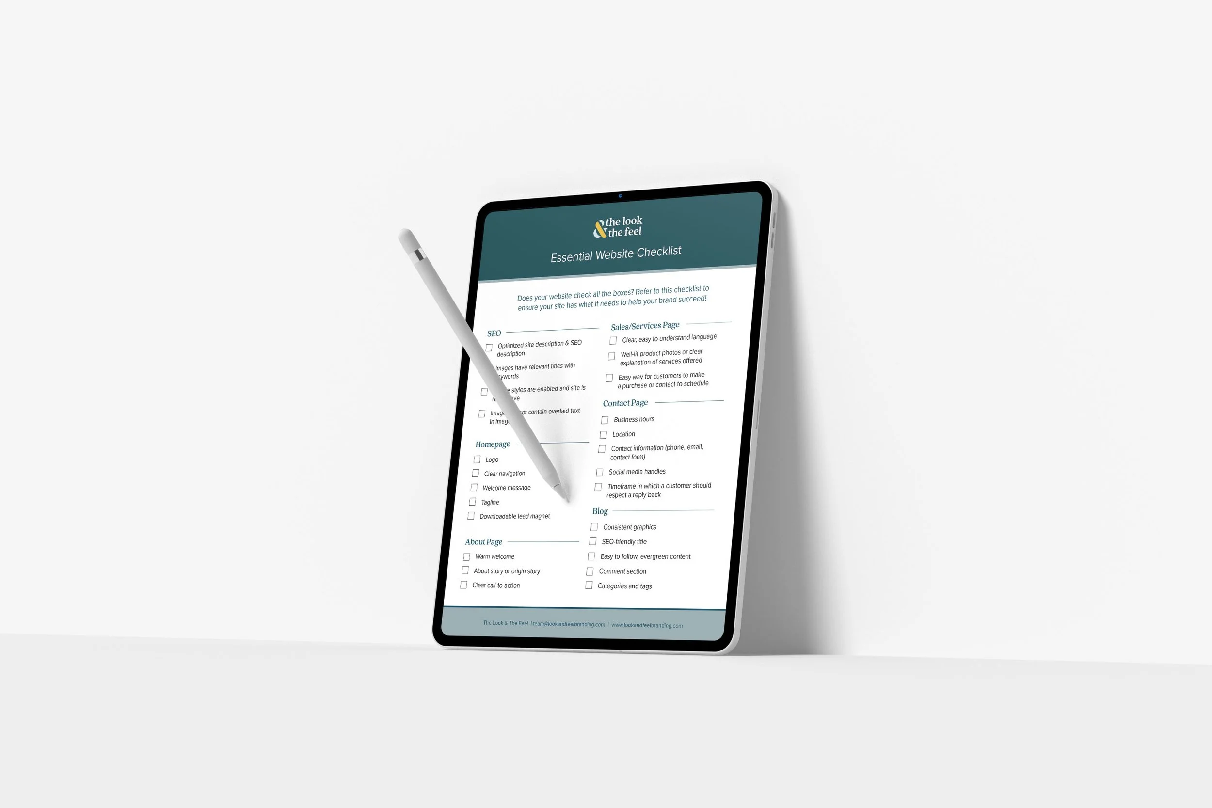 Essential Website Checklist