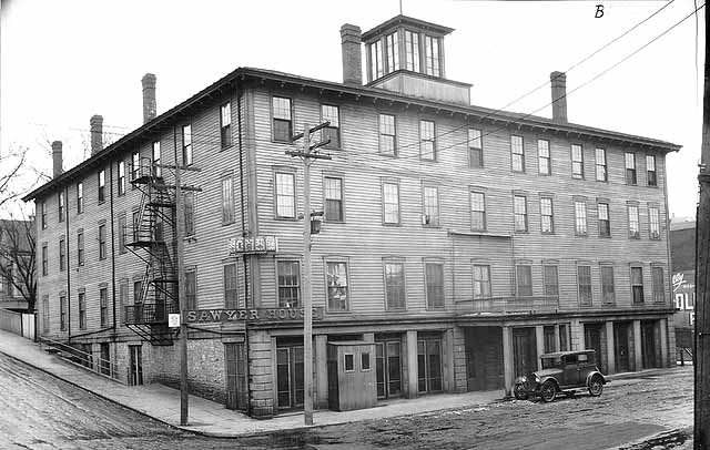 The Year is 1924, just before the Sawyer House was torn down. The location was on the Northwest corner of 2nd Street and Myrtle. The structure was built in 1861 from lumber slabs milled in Stillwater. Photo credit, Mr. John Runk, courtesy of The Washington County Historical Society. To view another earlier time at this same location, just Click or Tap the photo above. Enjoy your trip back to another time in Stillwater's history.