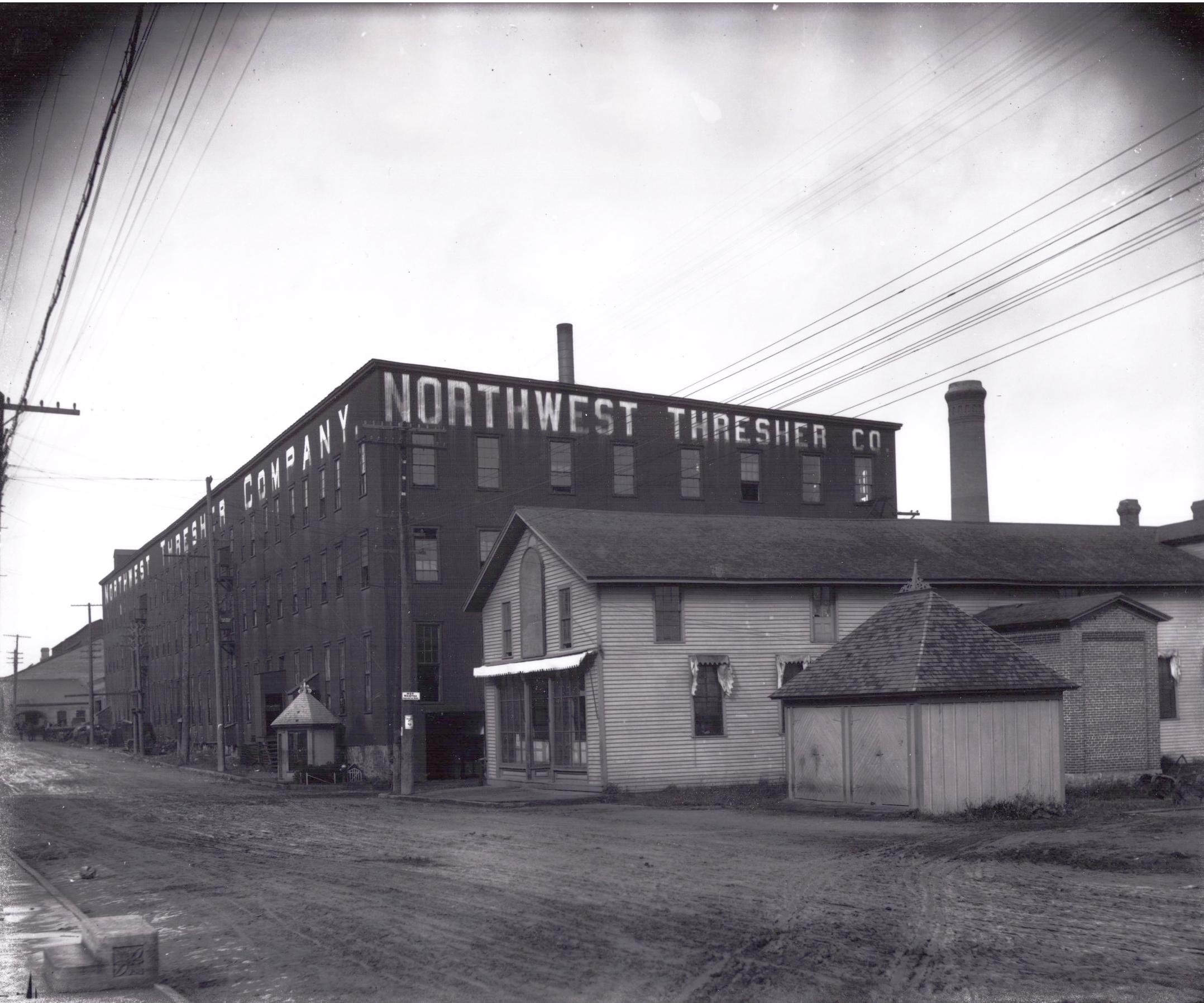 This is a view to the northeast on Main Street right across the street from the Territorial Prison. The year is 1908. Photo credit is to Mr. John Runk, courtesy of the Stillwater Public Library.