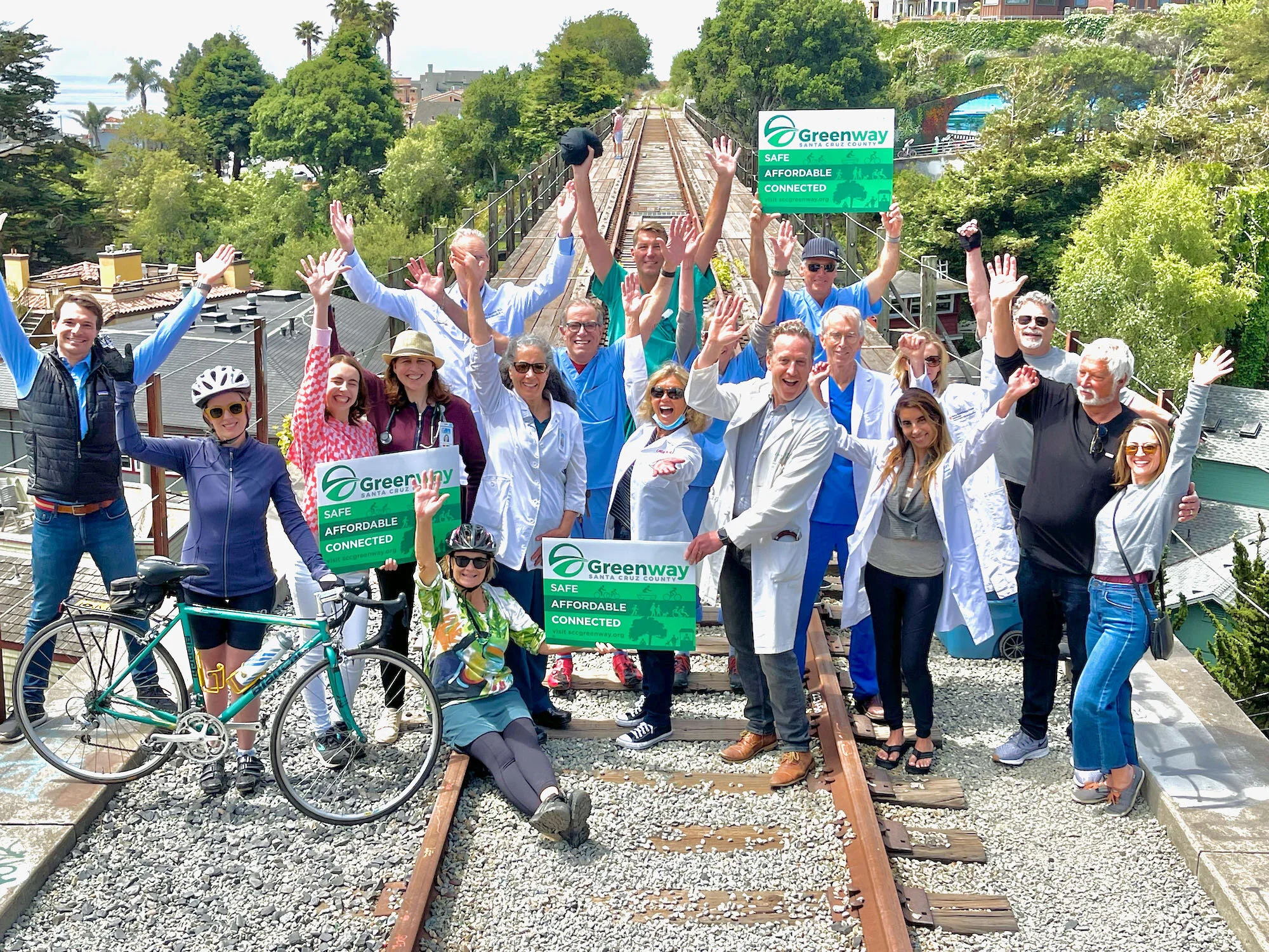 Health Care Providers Rally in Support of the Greenway